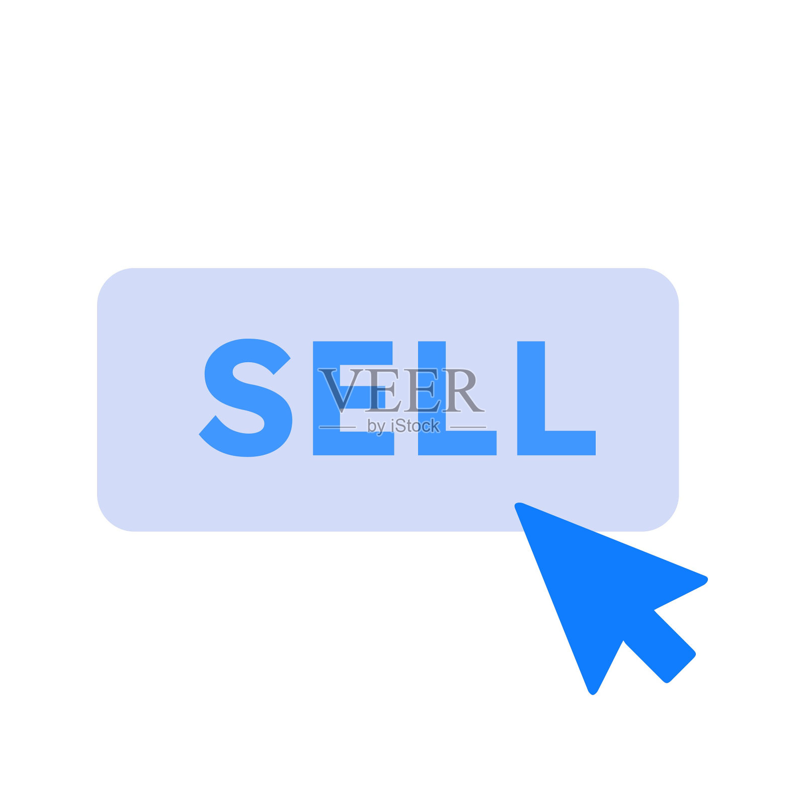 股票市场图标集插画图片素材