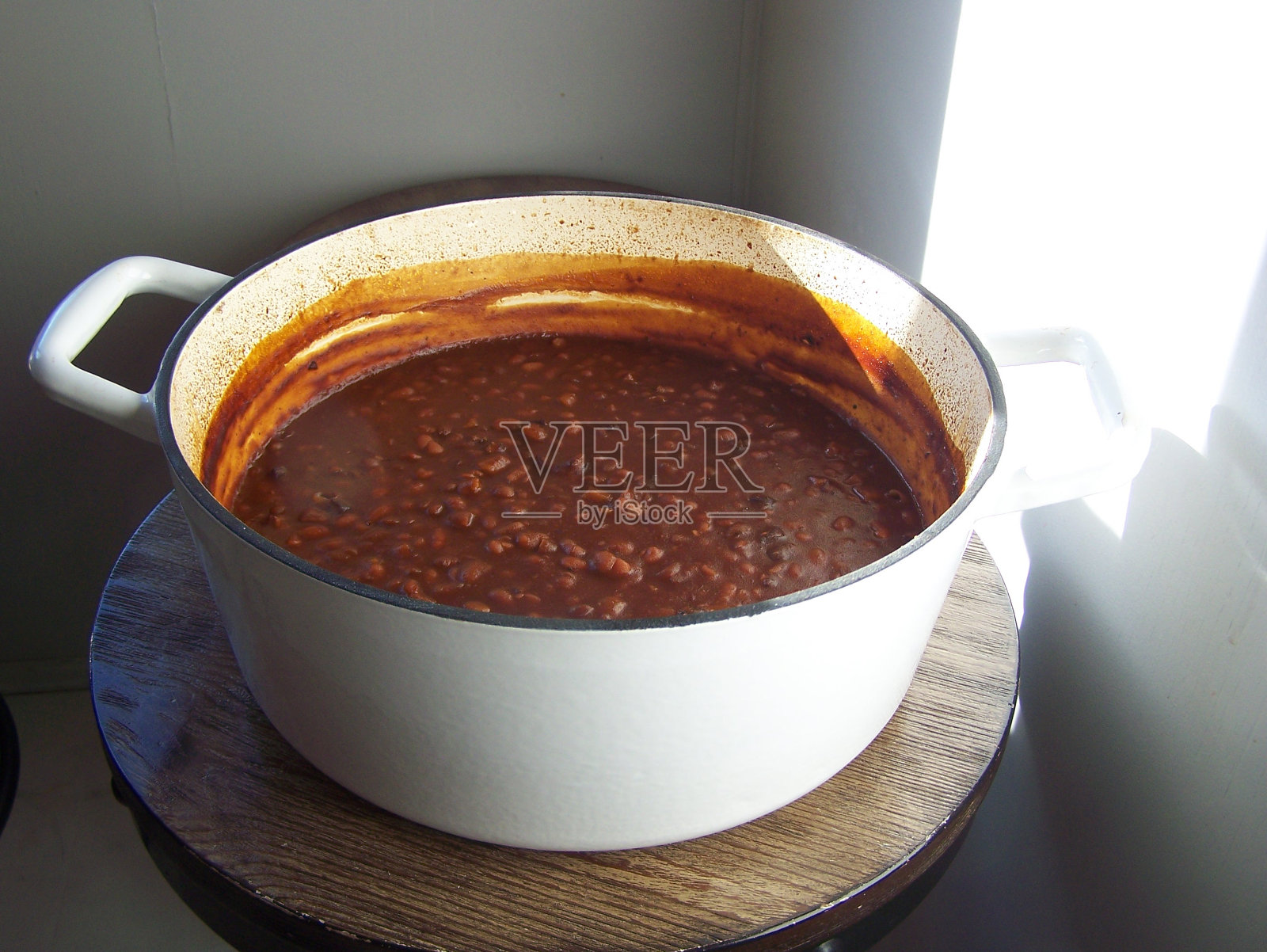 自制猪肉豆照片摄影图片