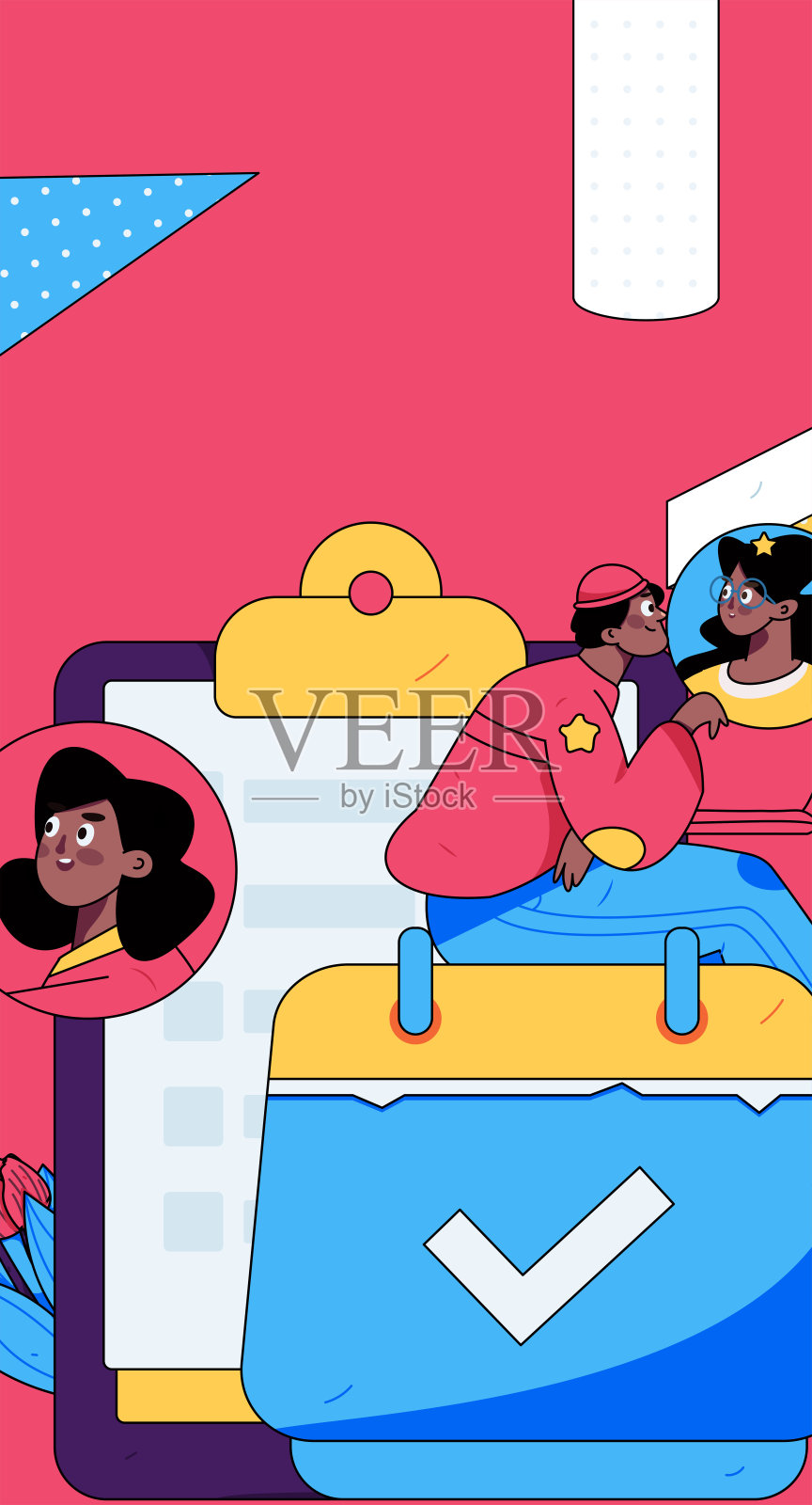 人员面试平面矢量概念操作手绘插图插画图片素材