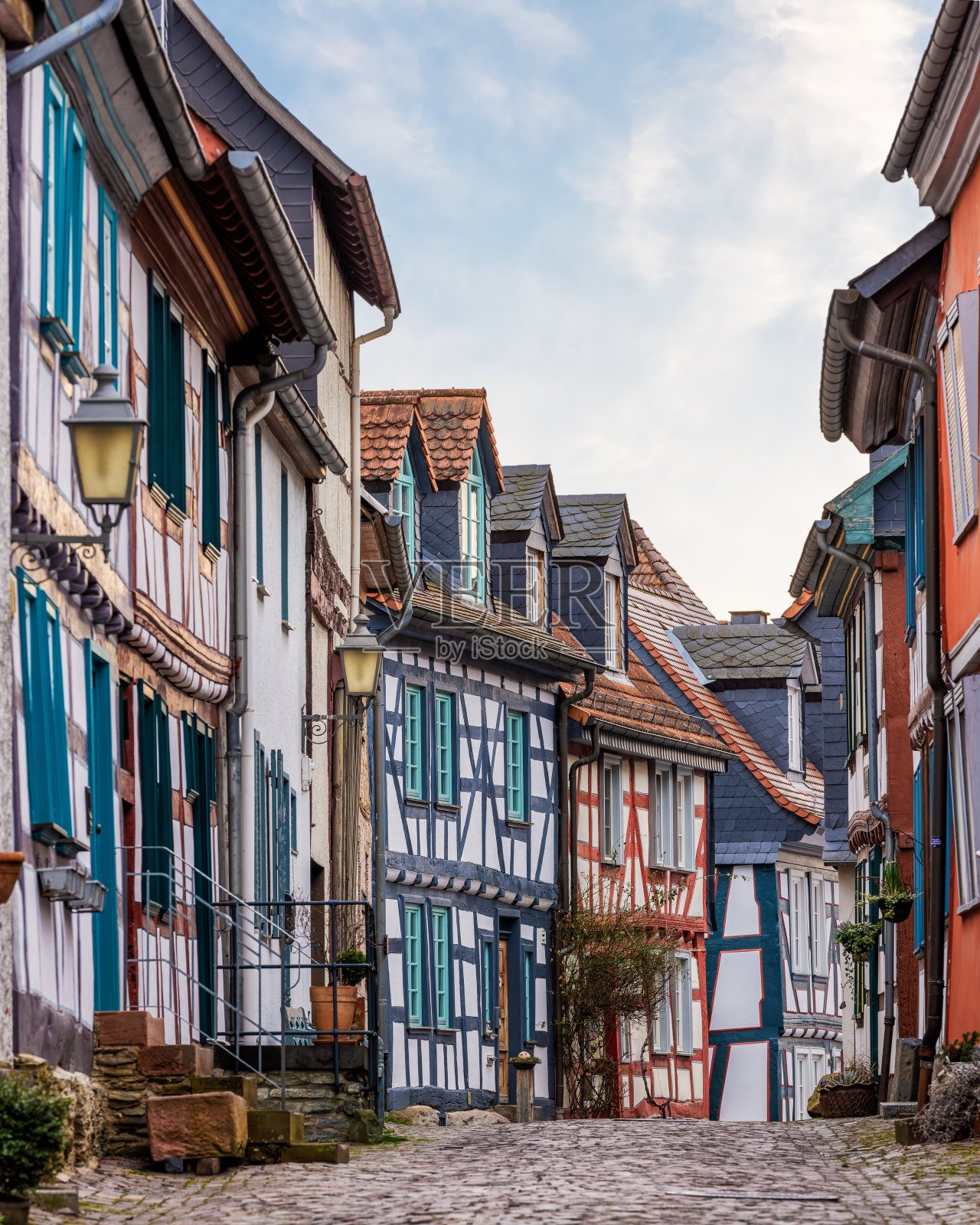 童话般的伊德斯坦美丽的城市景观照片摄影图片