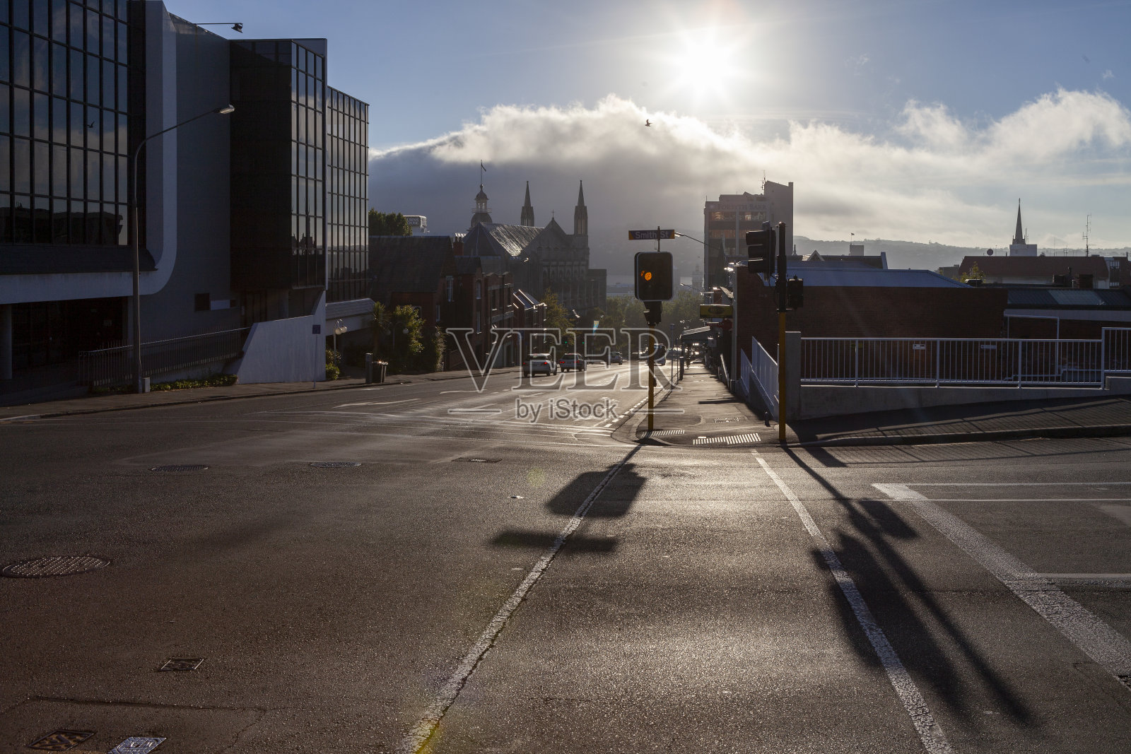 达尼丁的日出照片摄影图片