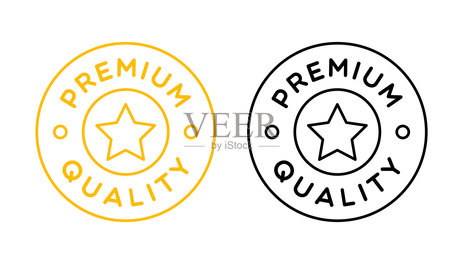 矢量优质徽章标签插画图片素材