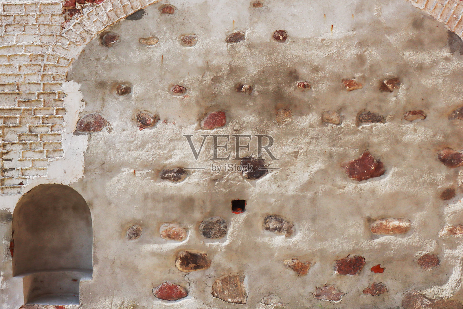 古建筑墙的一部分。照片摄影图片