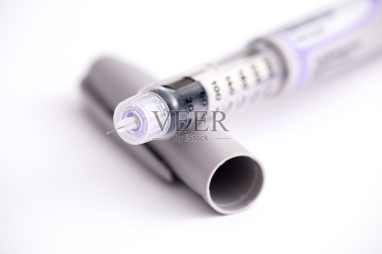 白色背景上的糖尿病概念照片摄影图片