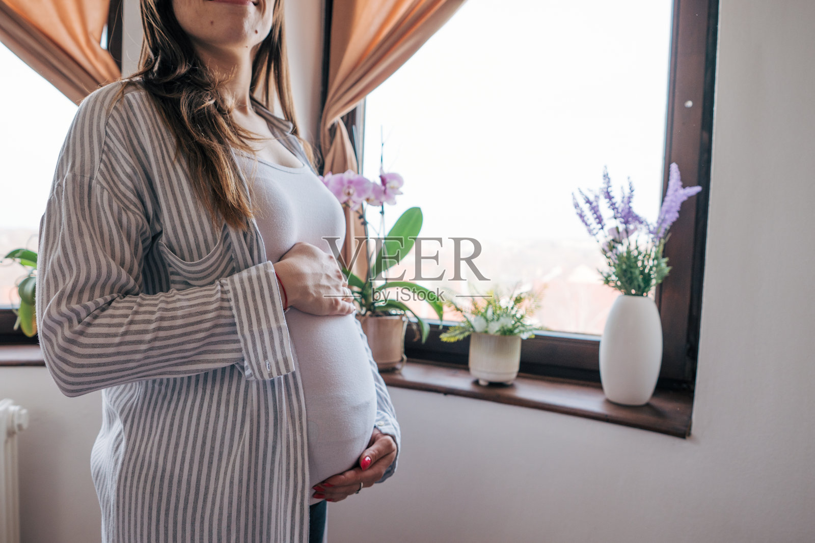 怀孕的时间照片摄影图片