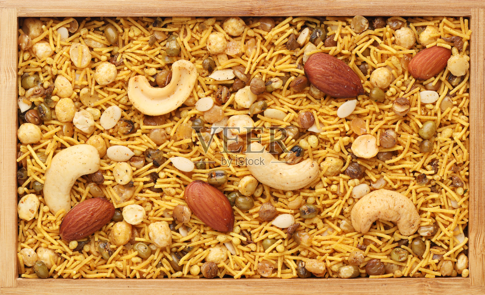 印度辛辣小吃Namkeen照片摄影图片