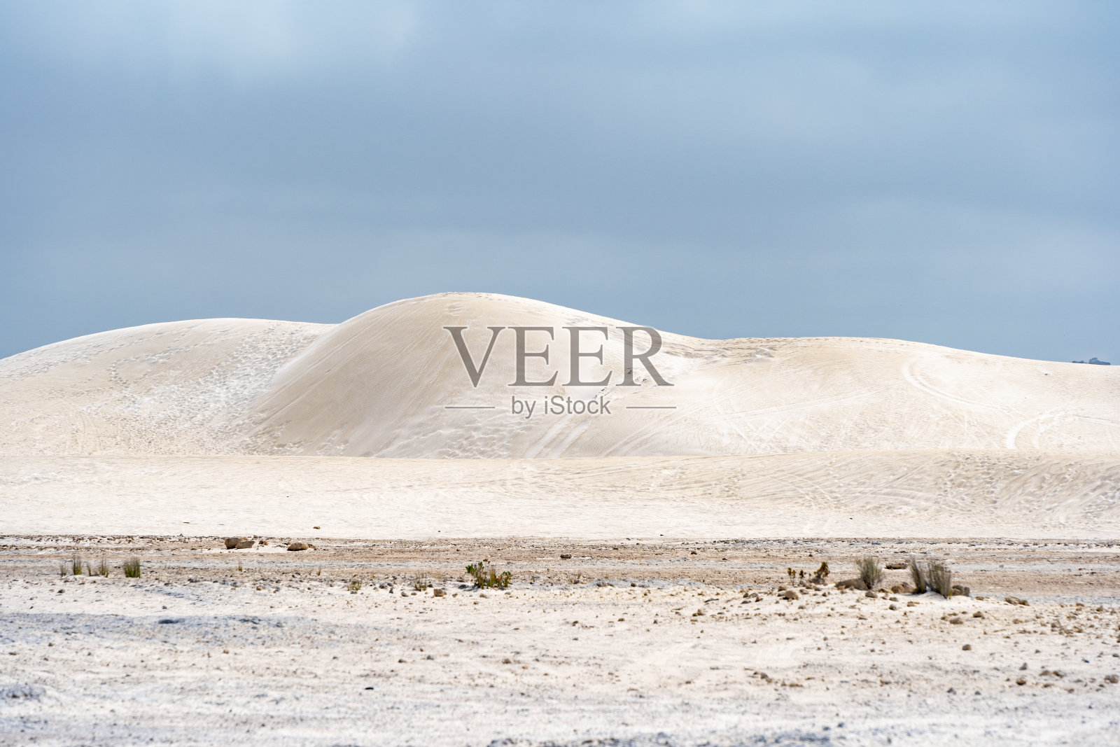 华盛顿州的兰瑟林沙丘。照片摄影图片