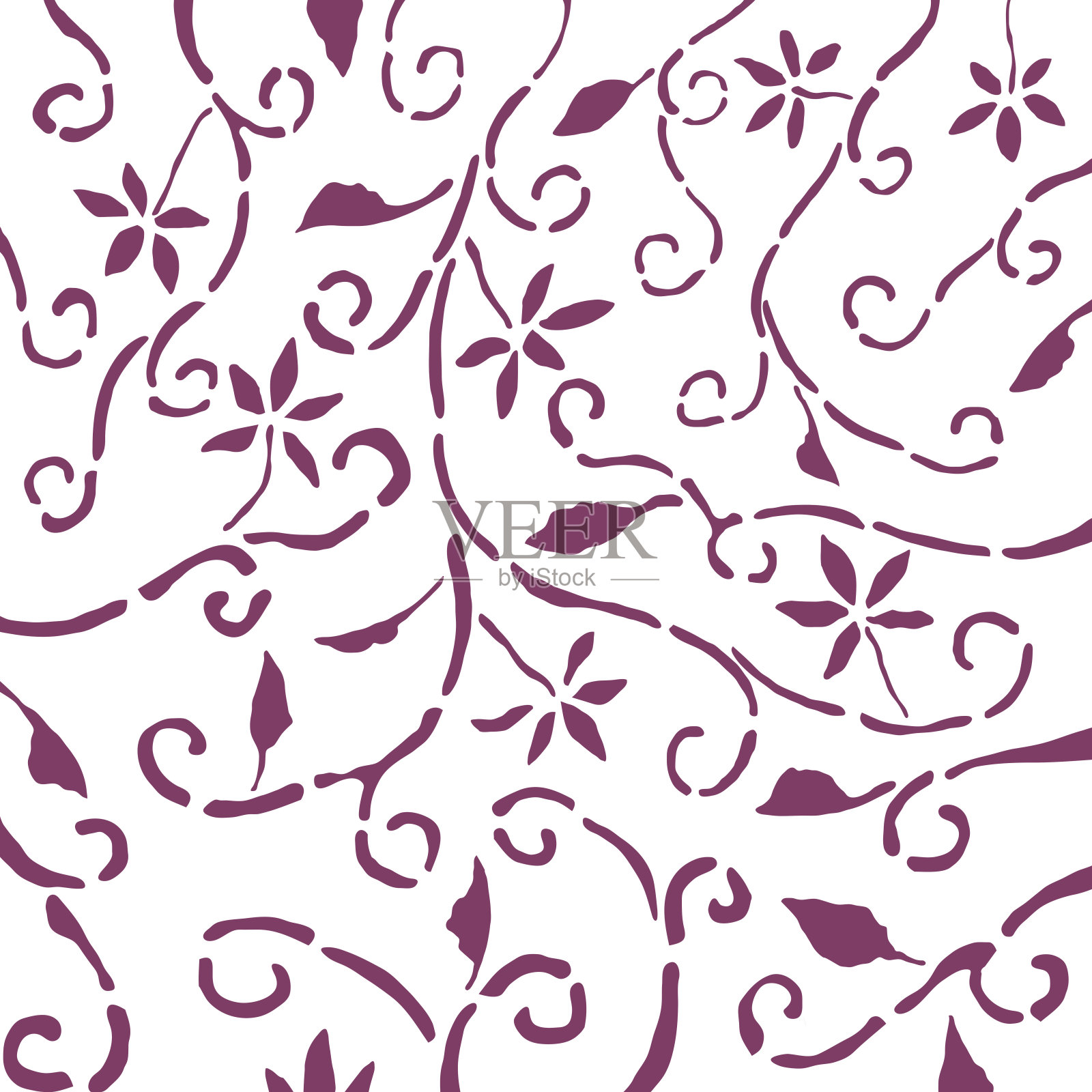 漂亮的日本图案背景材料。插画图片素材