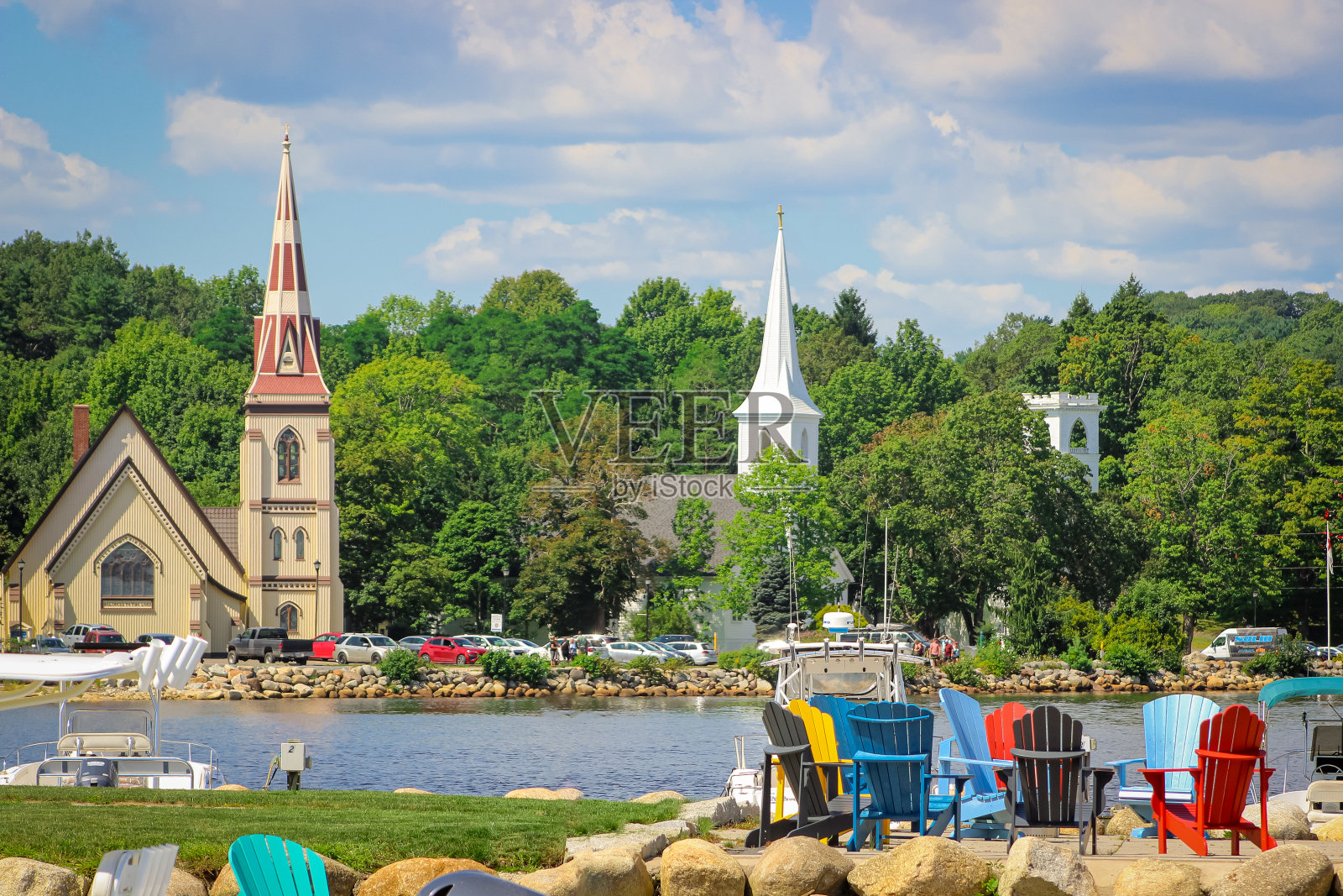 马宏湾的三座教堂照片摄影图片