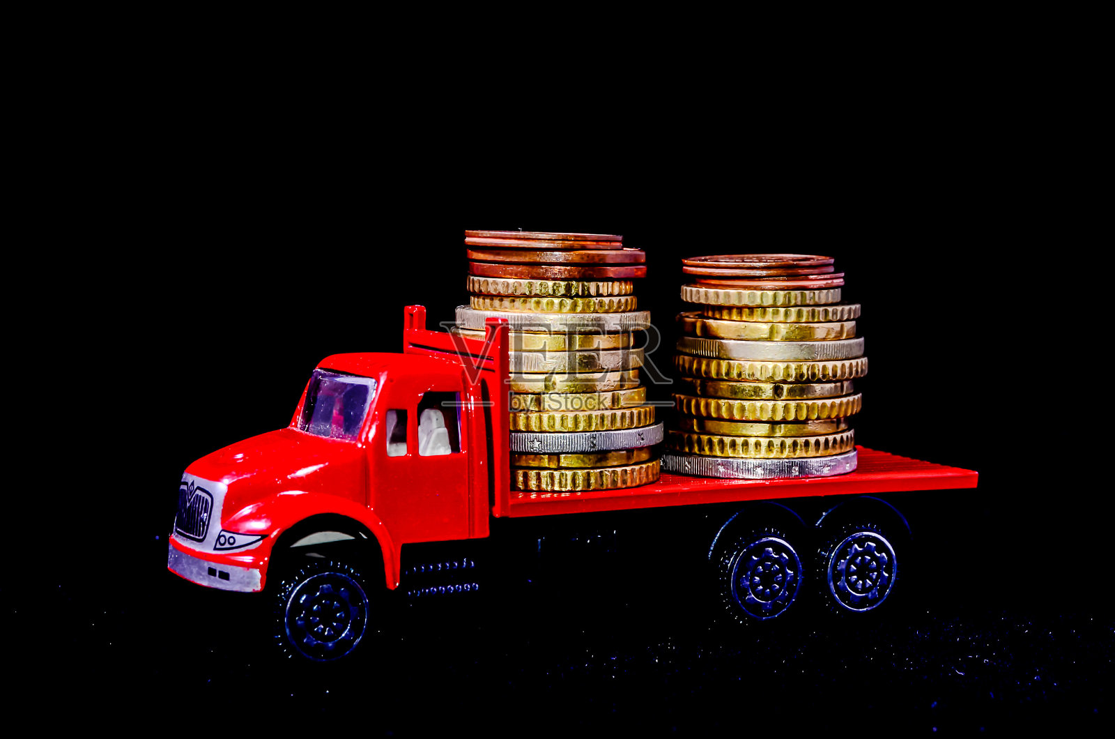 金钱的运输照片摄影图片