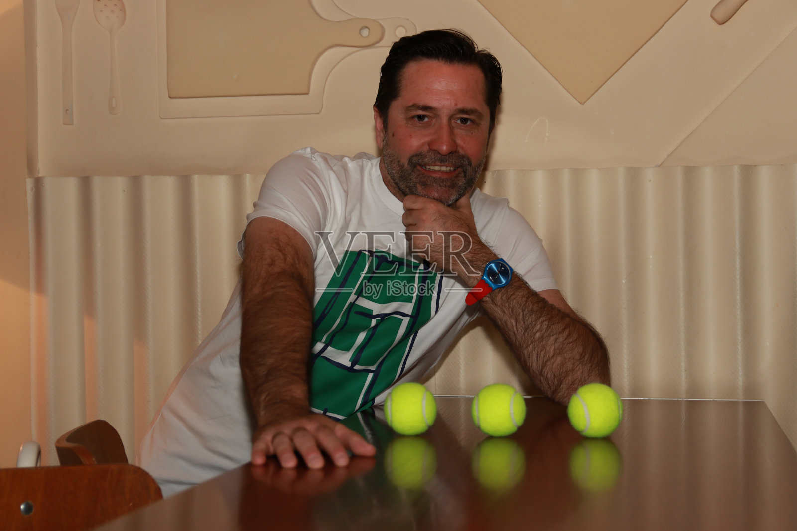 成功的网球经理照片摄影图片