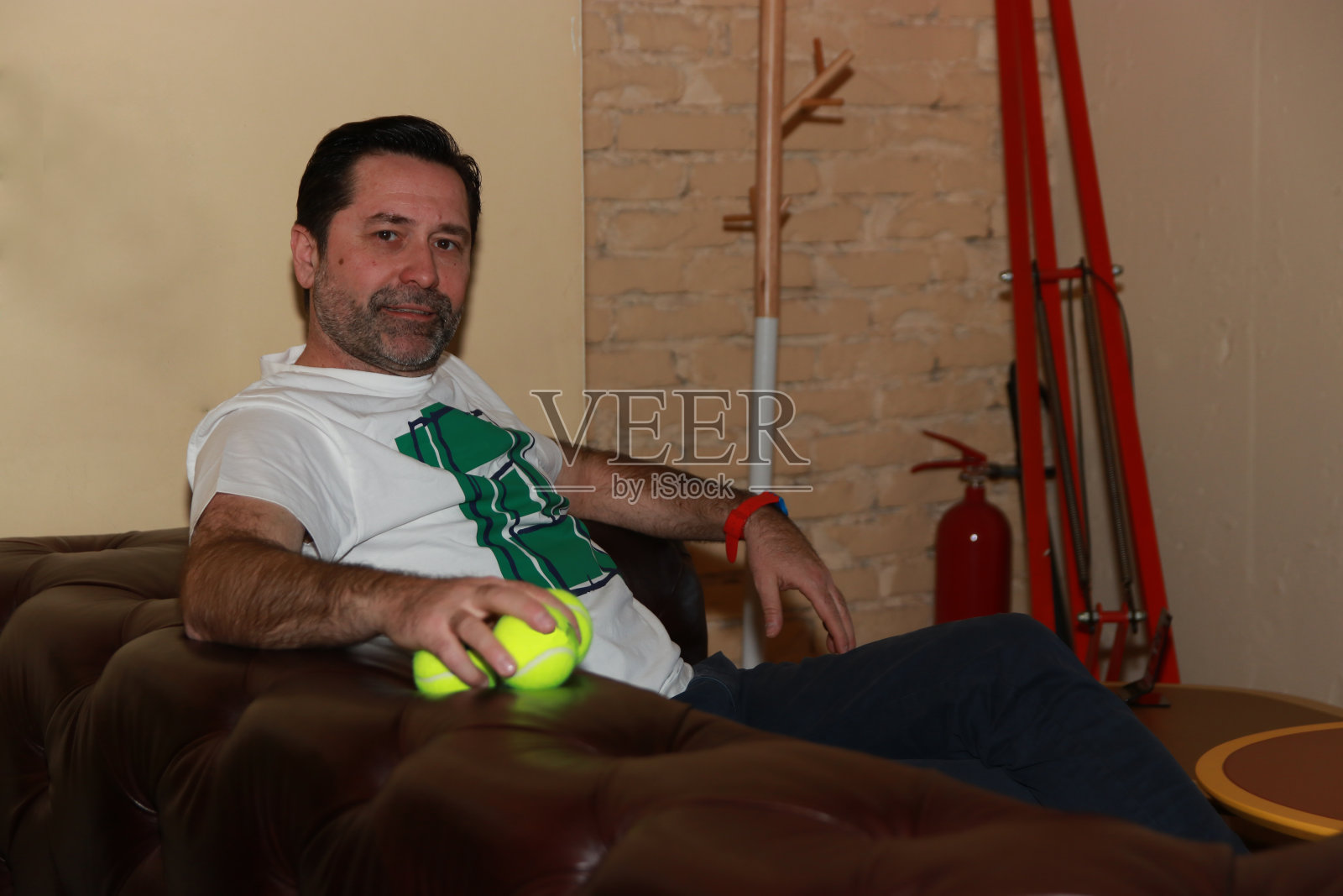 成功的网球经理照片摄影图片