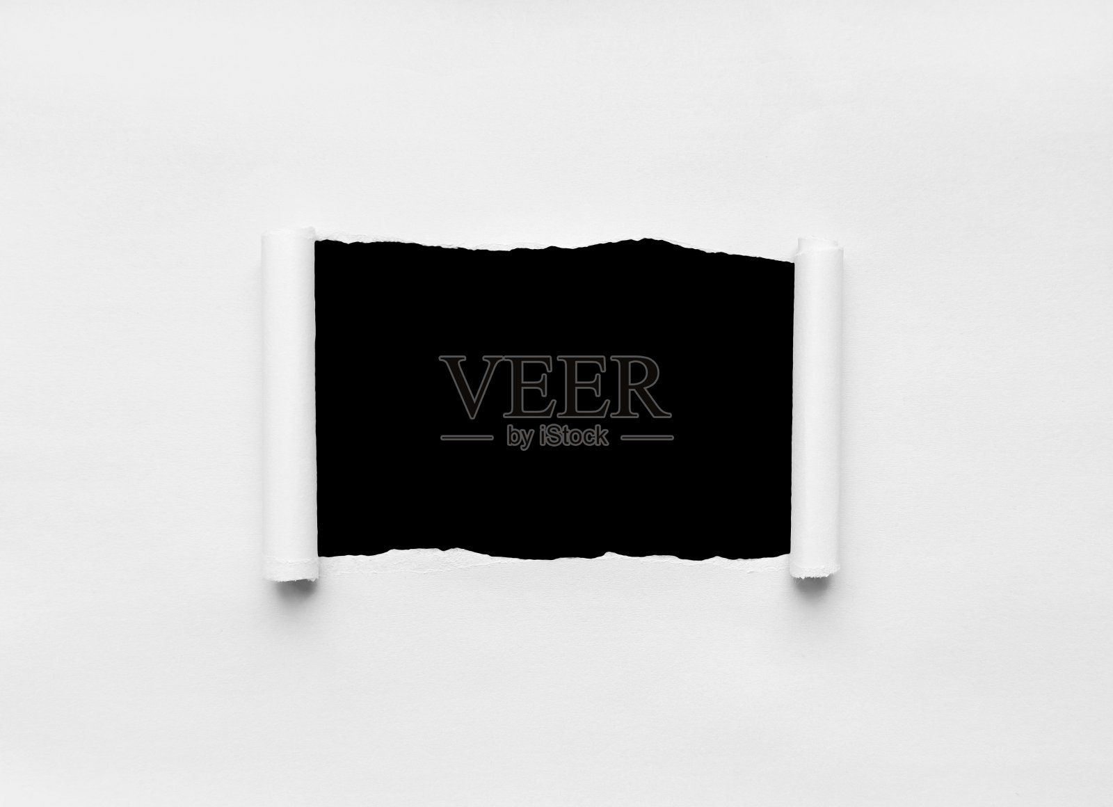 白色破纸背景照片摄影图片