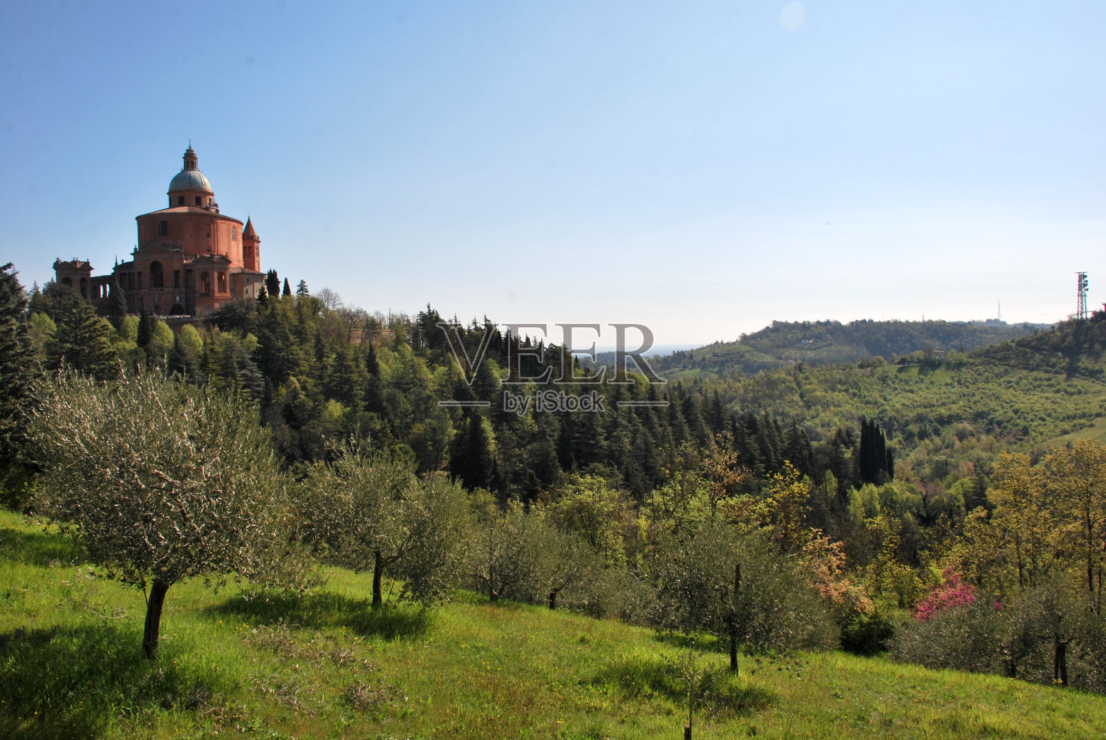 圣卢卡大教堂的景色照片摄影图片