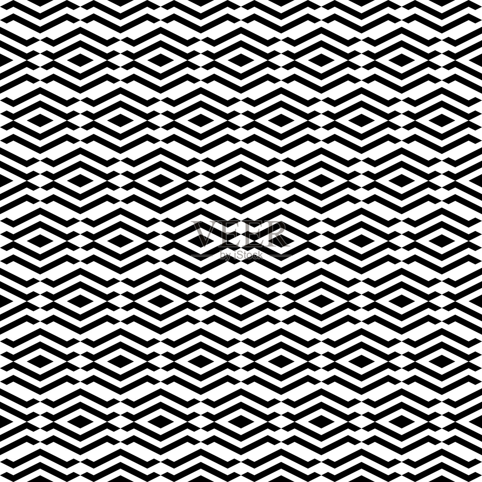 无缝模式。菱形、人物装饰。几何背景。钻石，曲线壁纸。几何背景。数码纸，纺织印花，网页设计，抽象。民族图案。向量的艺术品插画图片素材