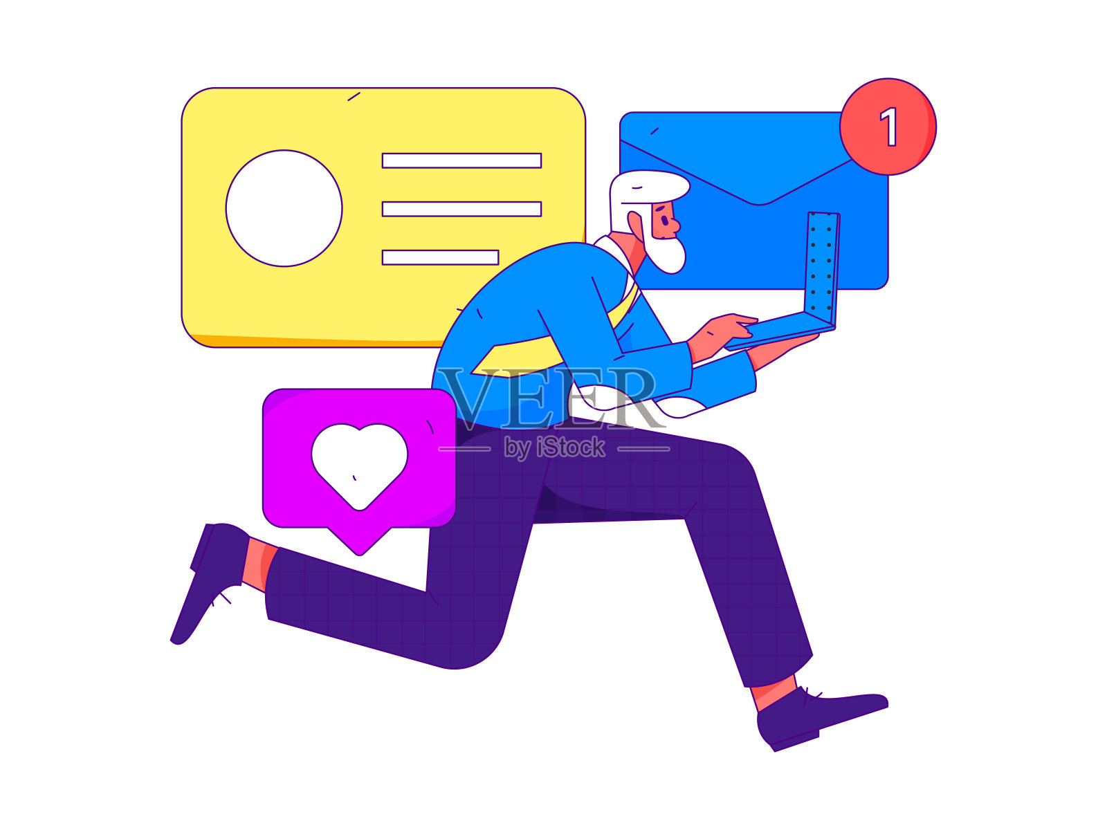 人员面试平面矢量概念操作手绘插图插画图片素材