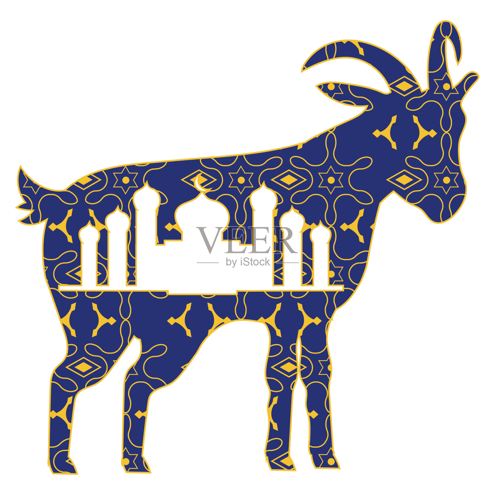 印第安人模式插画图片素材