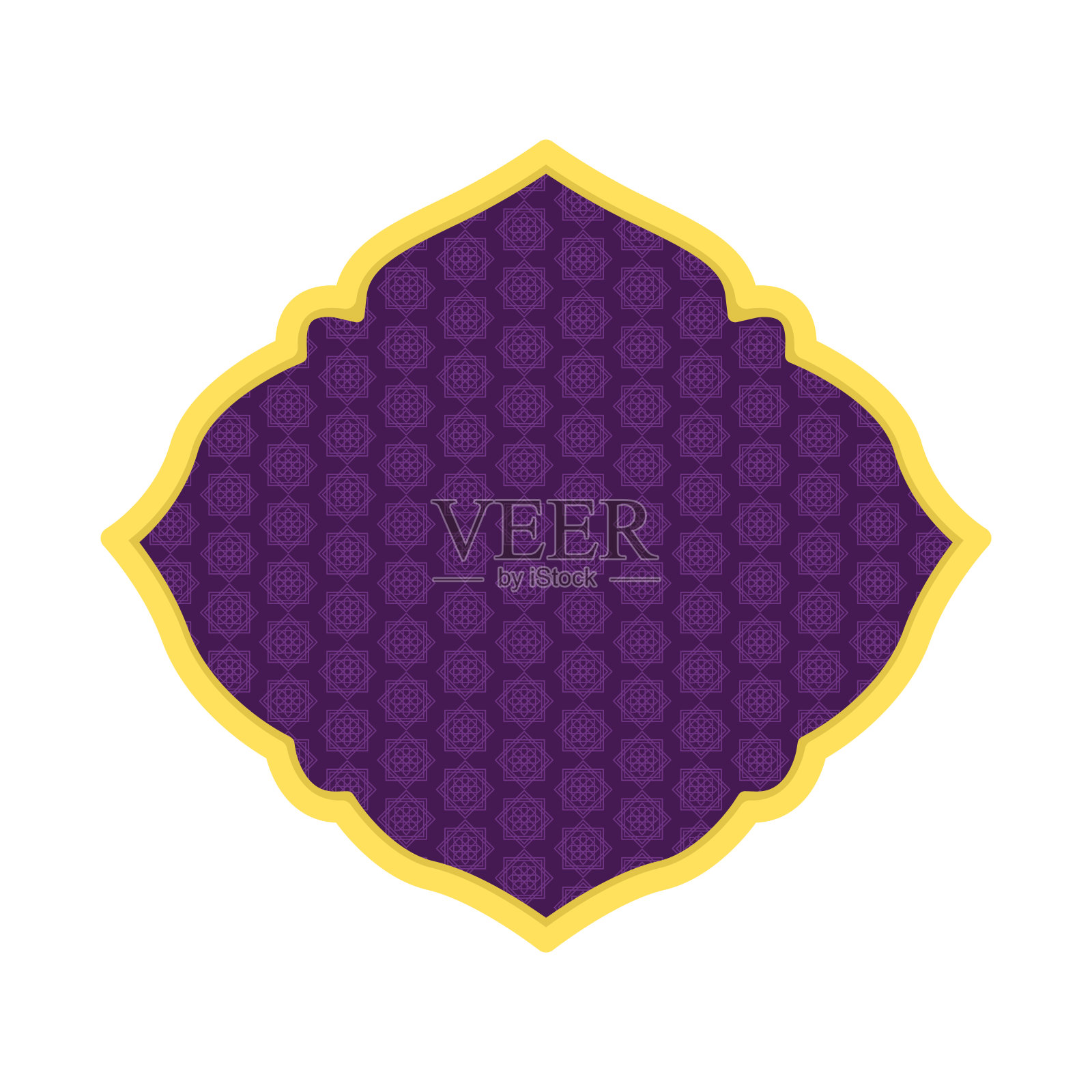 斋月框架插画图片素材