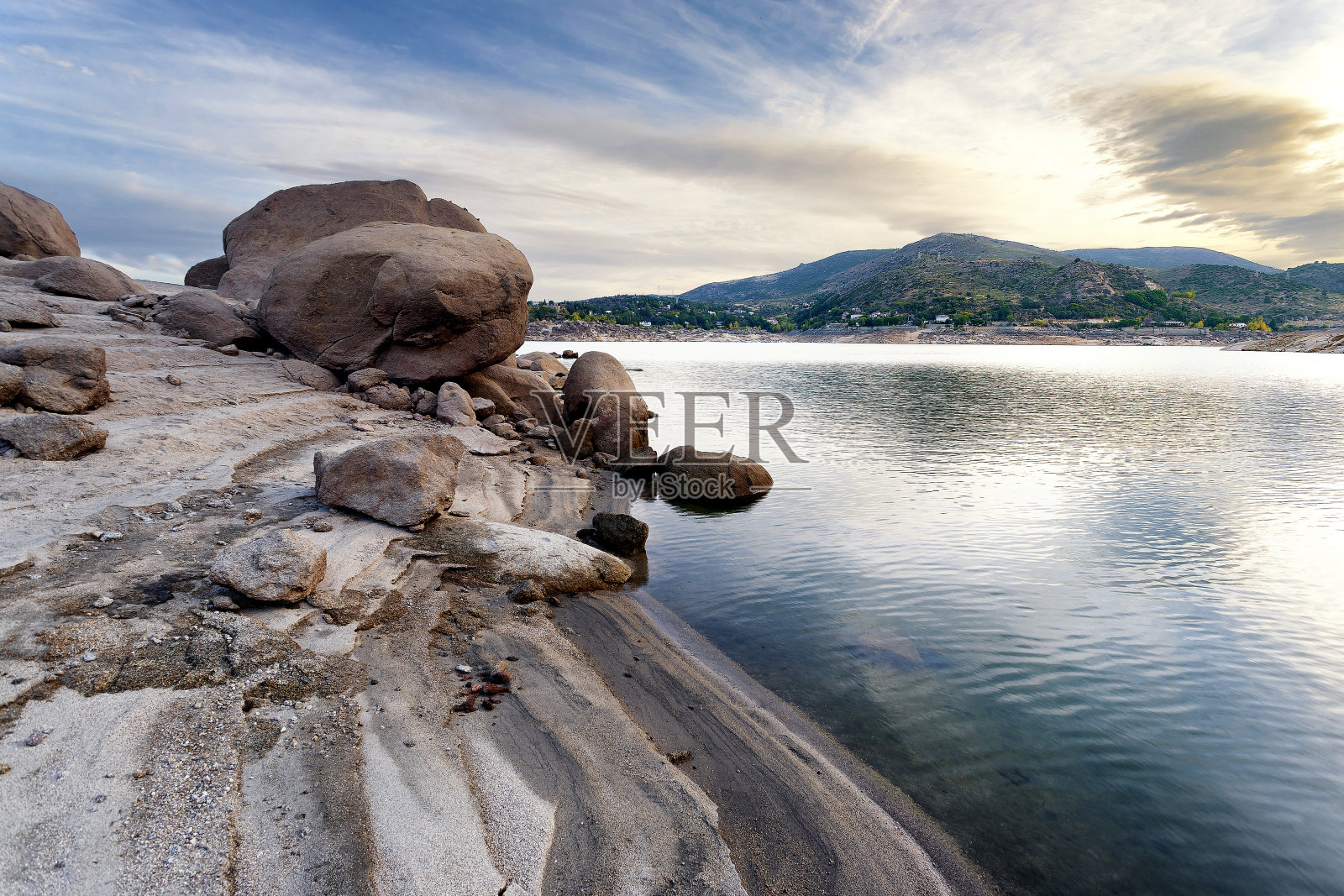Pantano del Burguillo照片摄影图片