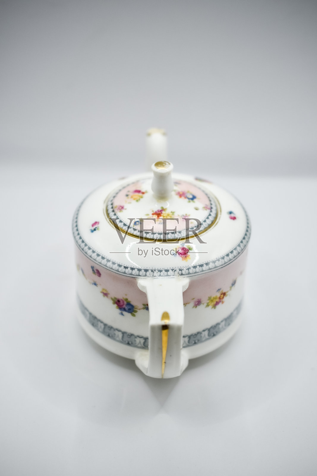 彩绘茶壶照片摄影图片