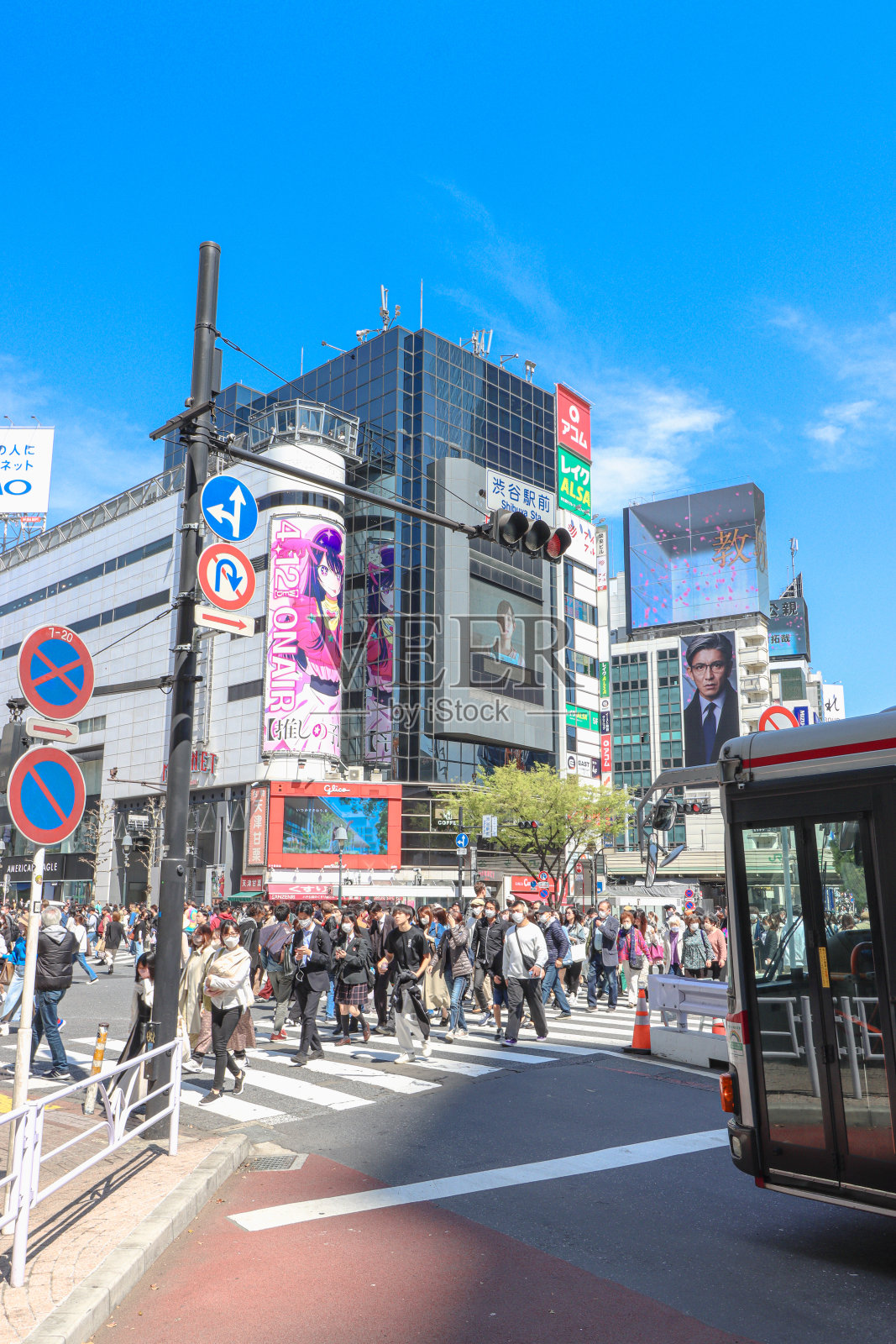 街头摄影，日本东京涩谷照片摄影图片