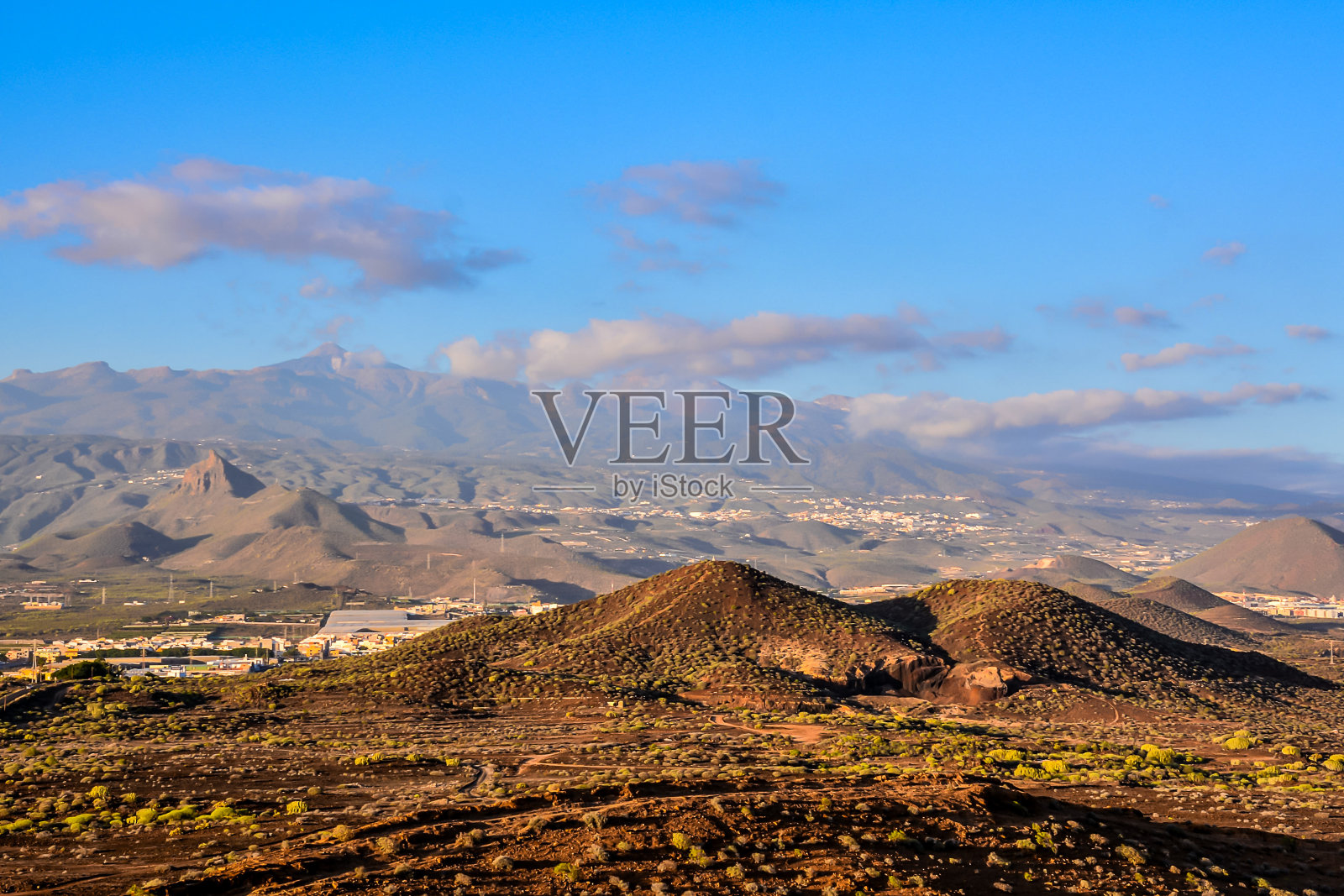 加那利群岛的山谷照片摄影图片