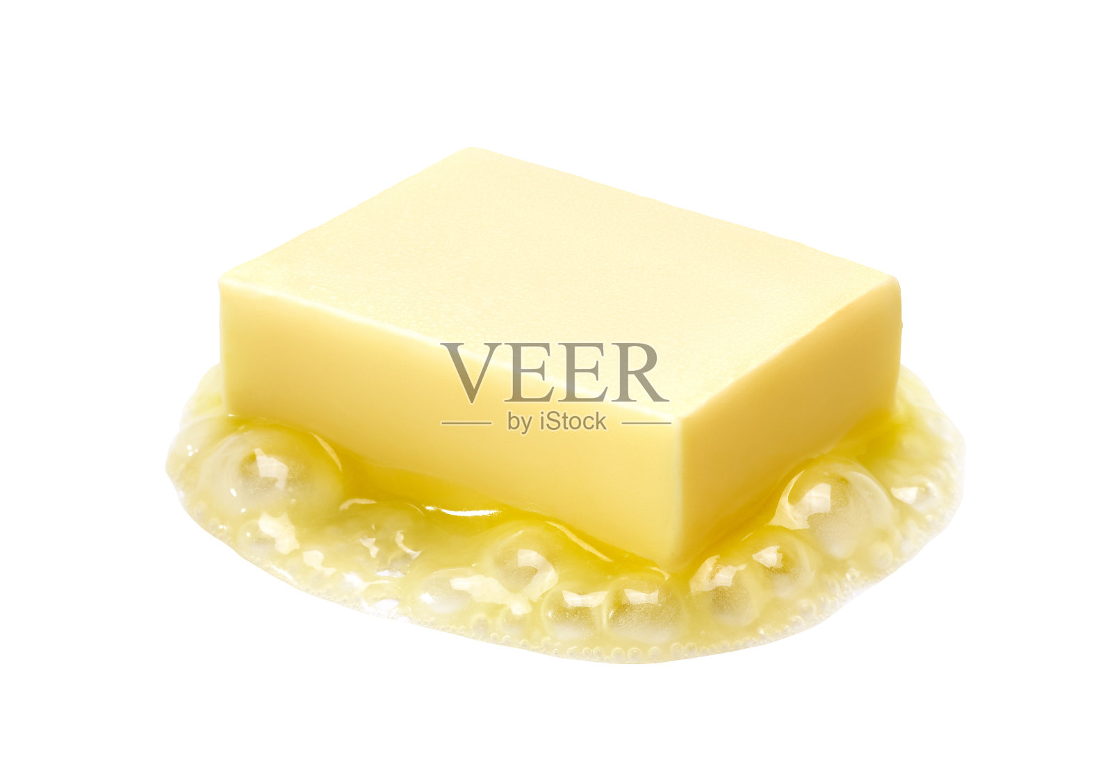 一块融化的黄油照片摄影图片