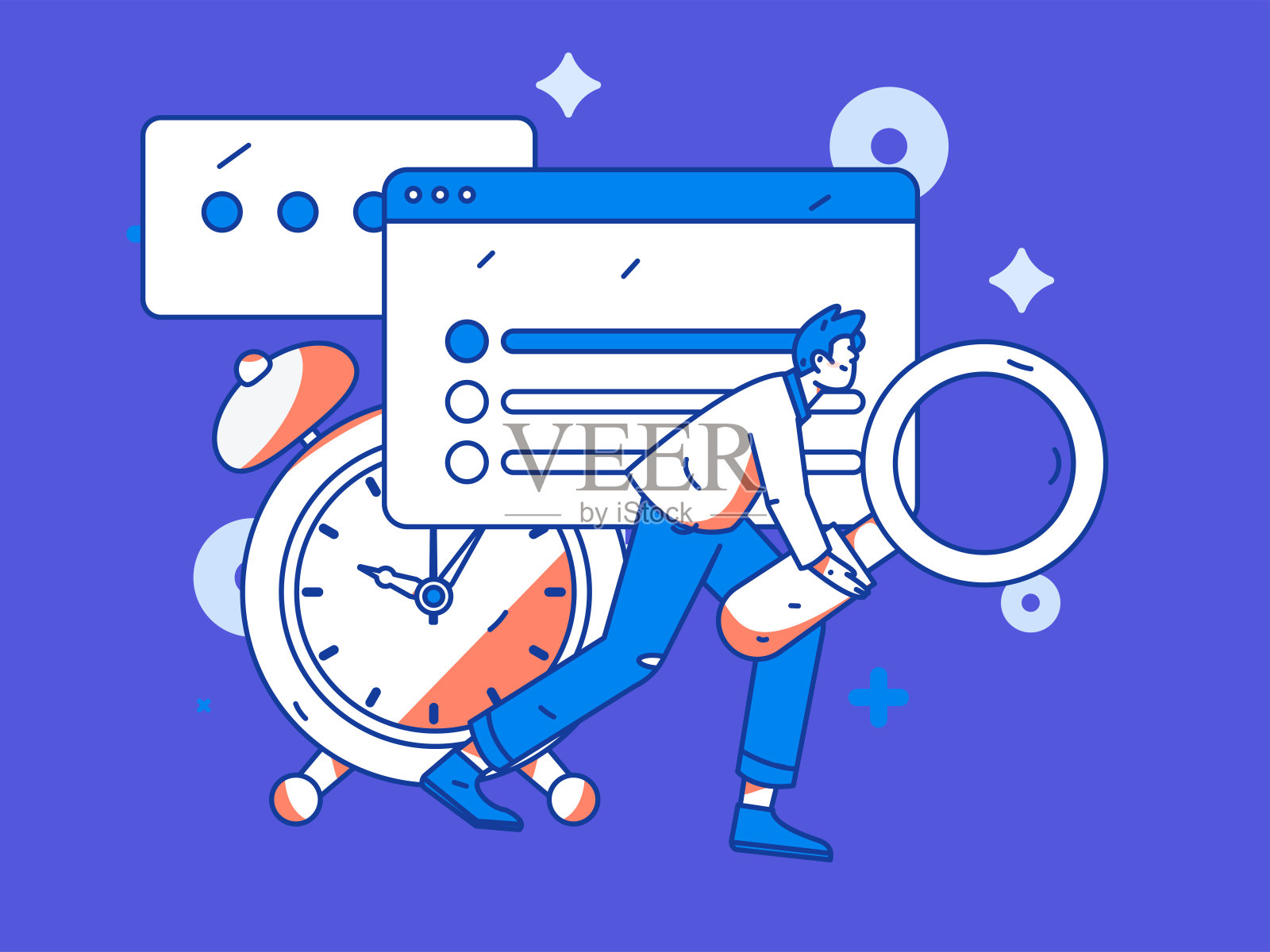 人员面试平面矢量概念操作手绘插图插画图片素材