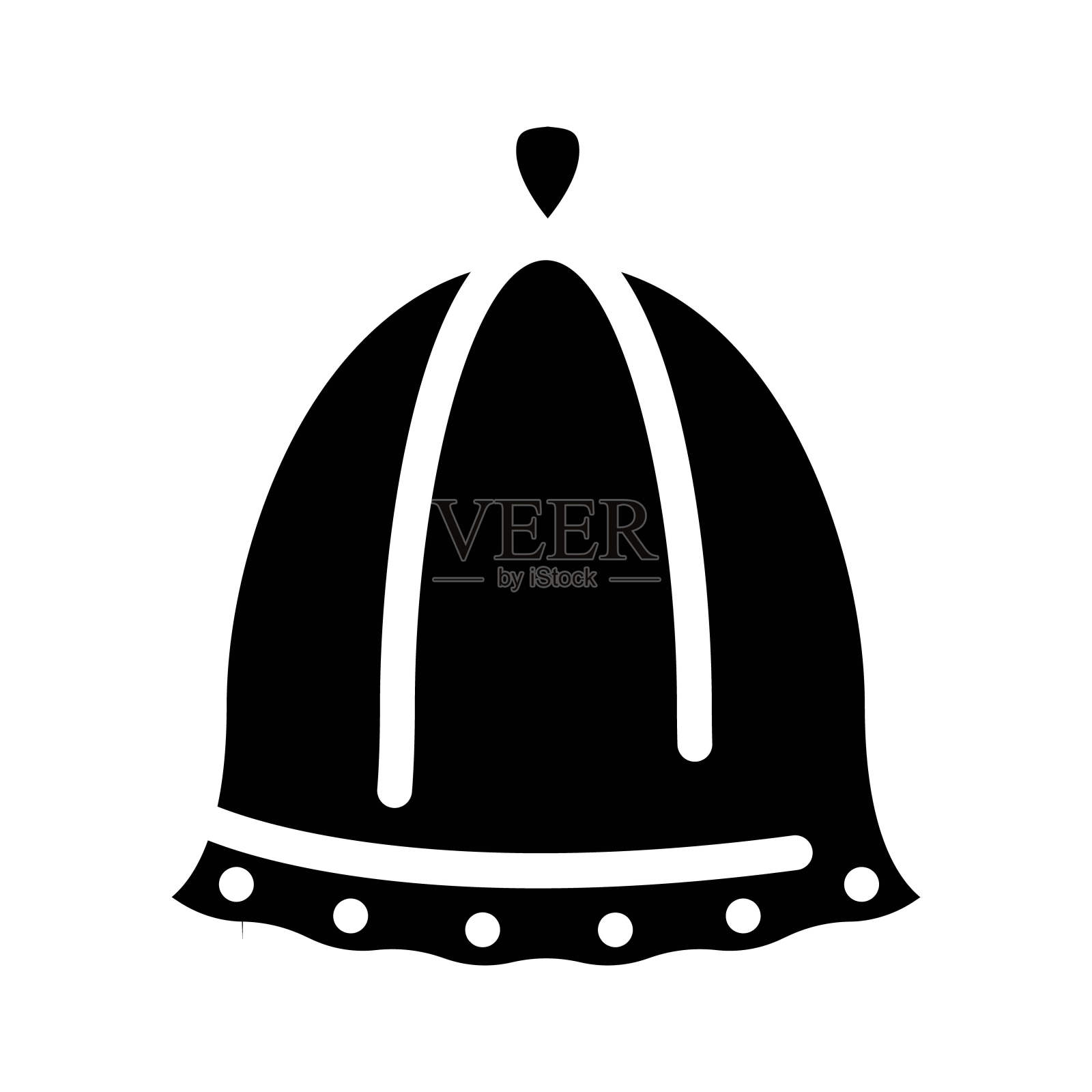 帽子桑拿字形图标矢量插图插画图片素材