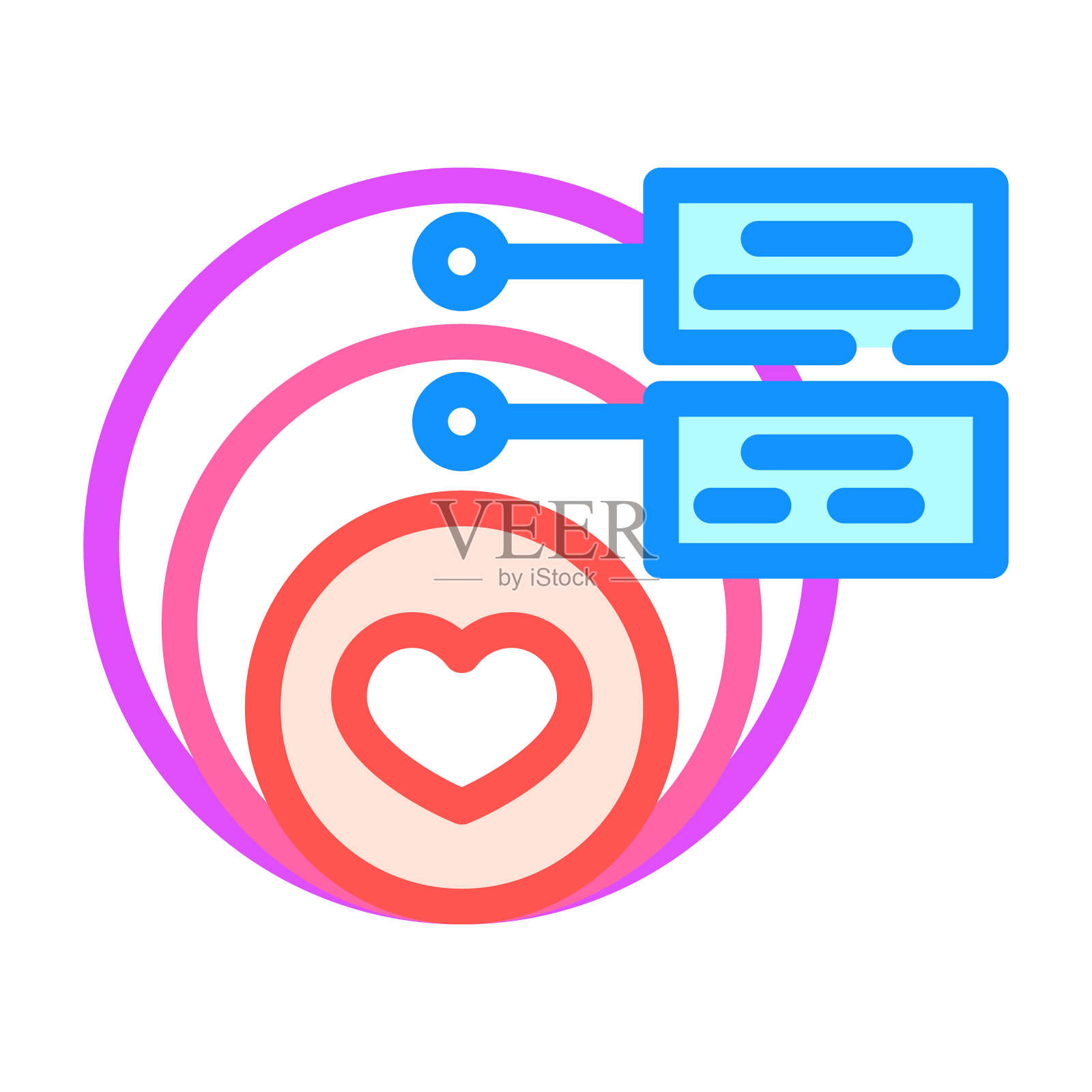 情感设计ux UI颜色图标矢量插图插画图片素材