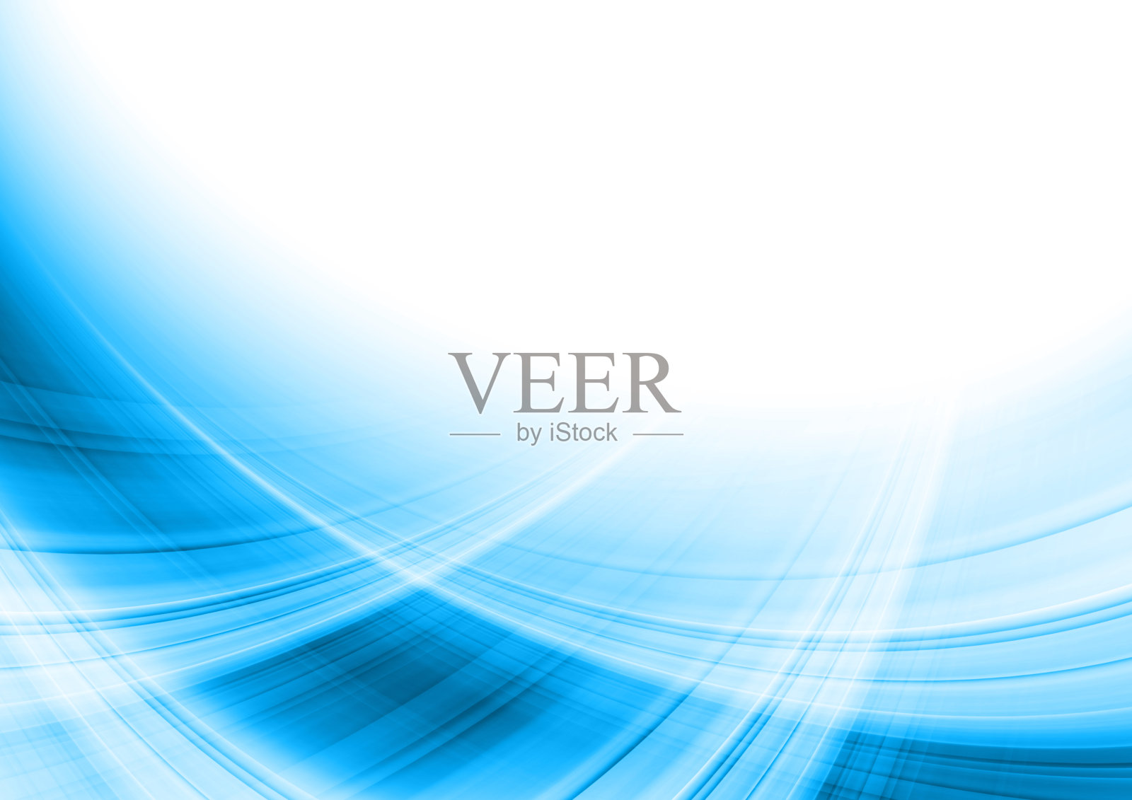 抽象的背景，流动，蓝色。插画图片素材