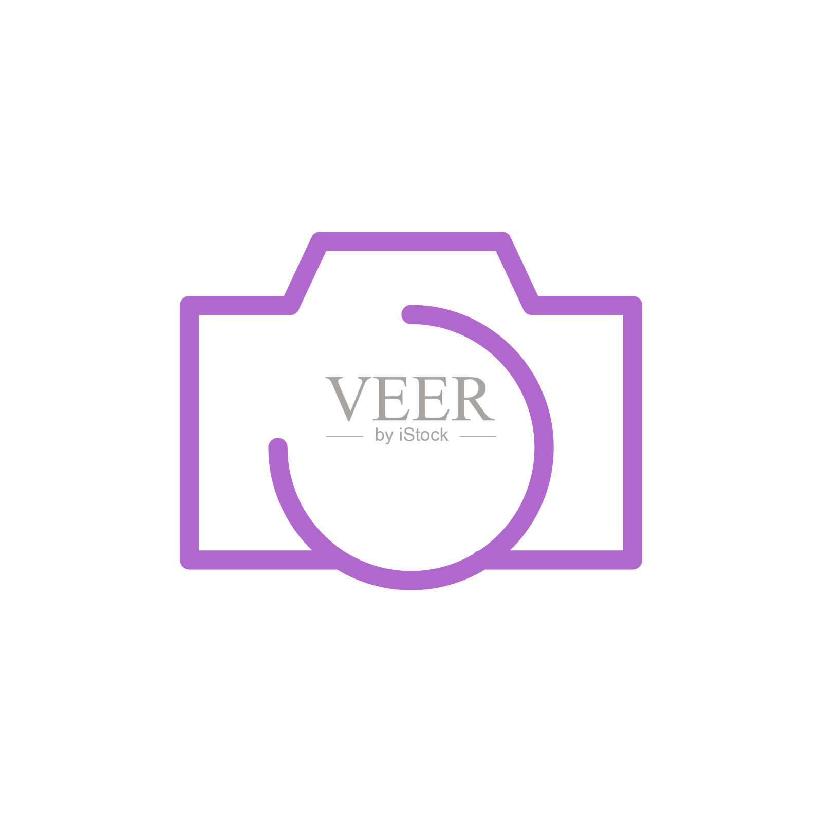 相机新潮图标矢量模板插图设计插画图片素材