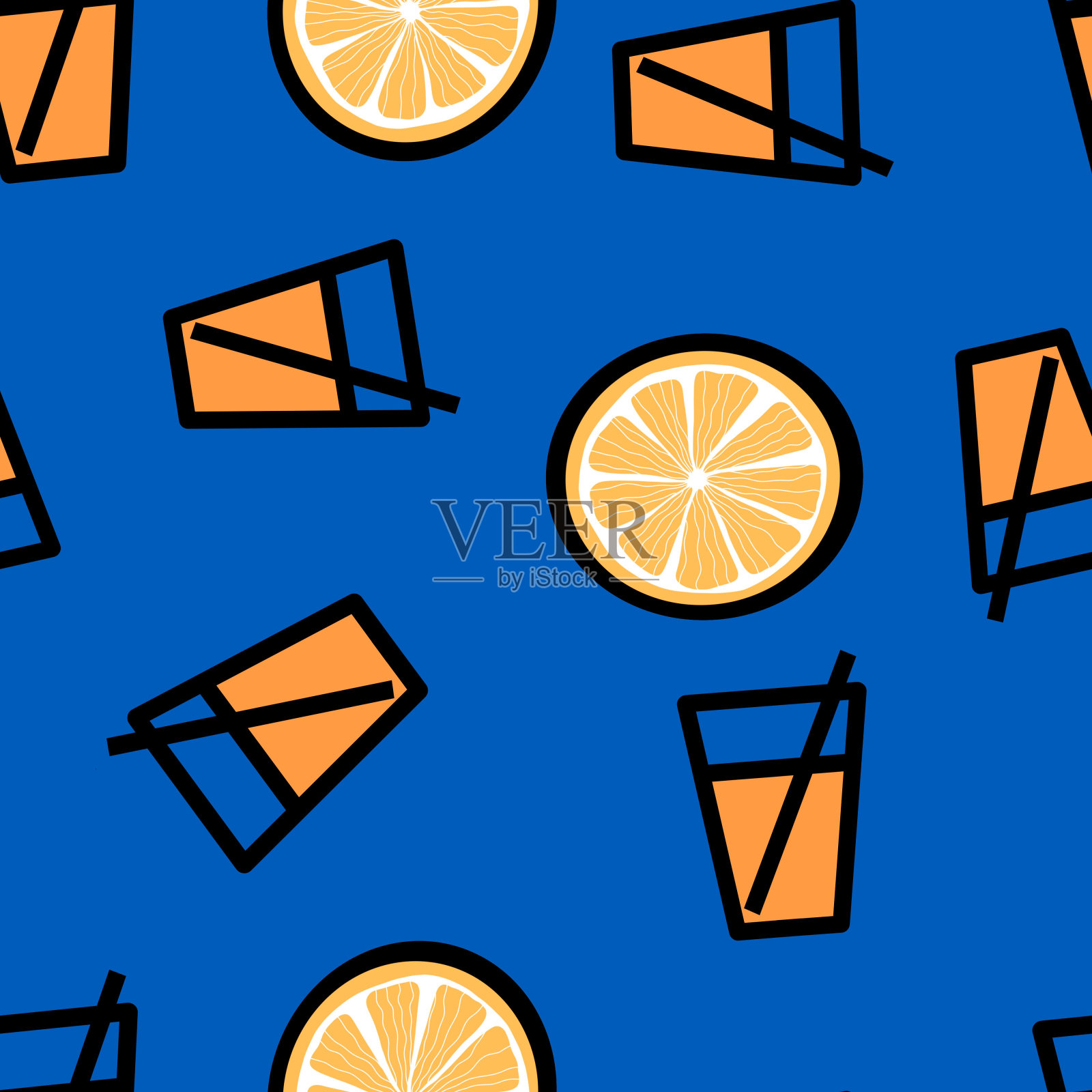 水果无缝花纹用于织物和纺织品及包装插画图片素材