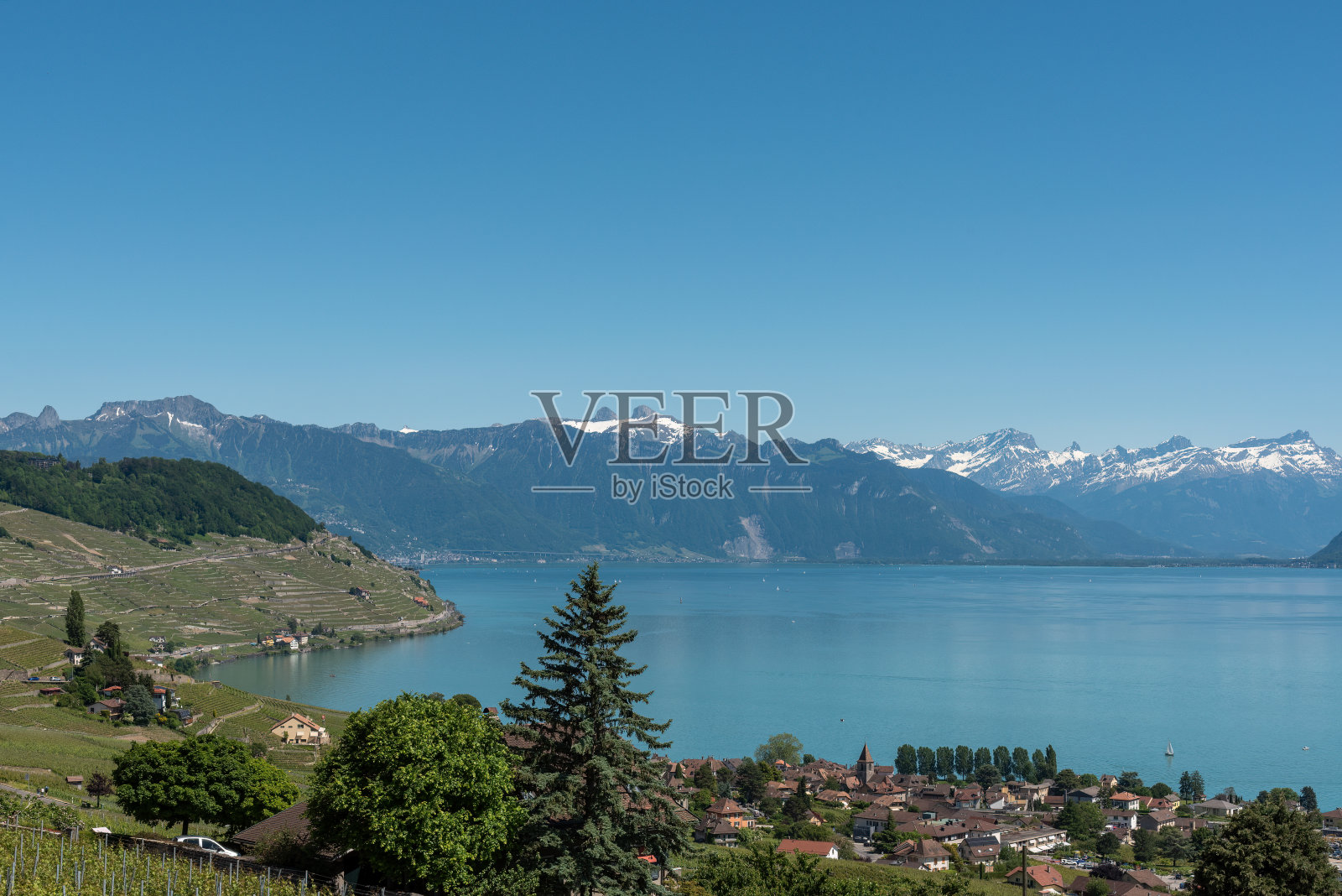 山与湖照片摄影图片