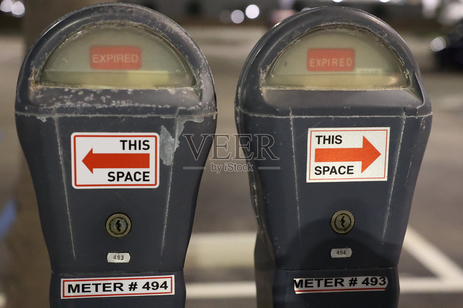 街道停车计时器已过期照片摄影图片