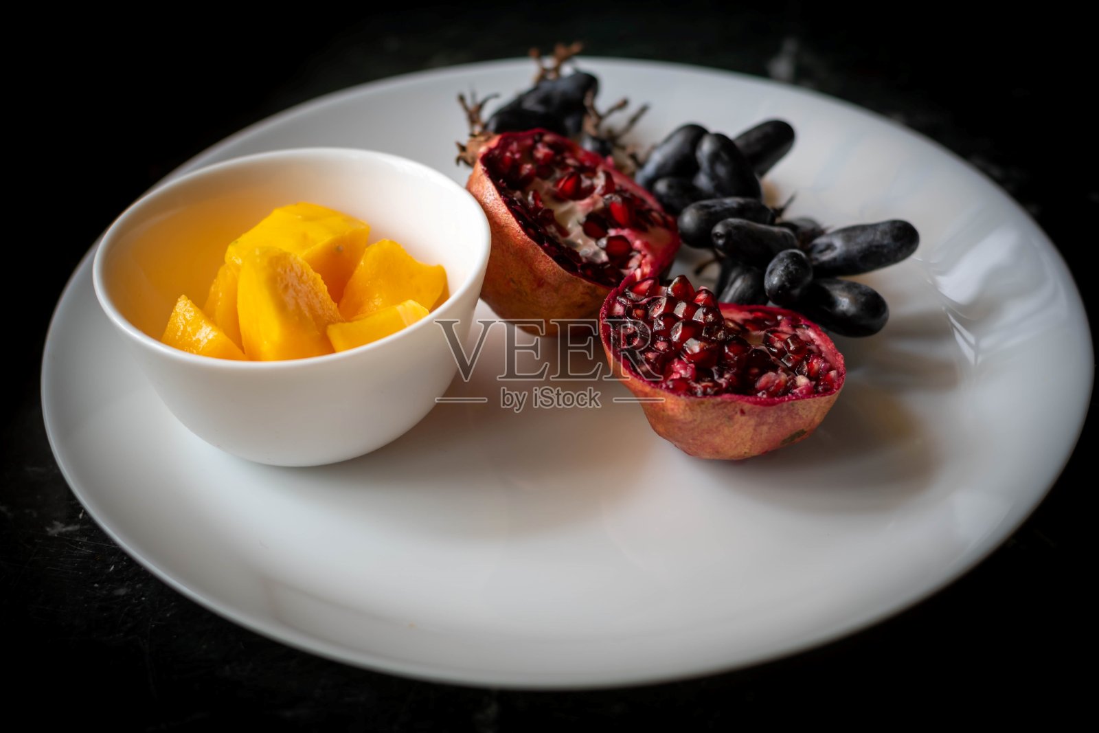 充满活力的色彩和纹理的混合在视觉上很吸引人。照片摄影图片