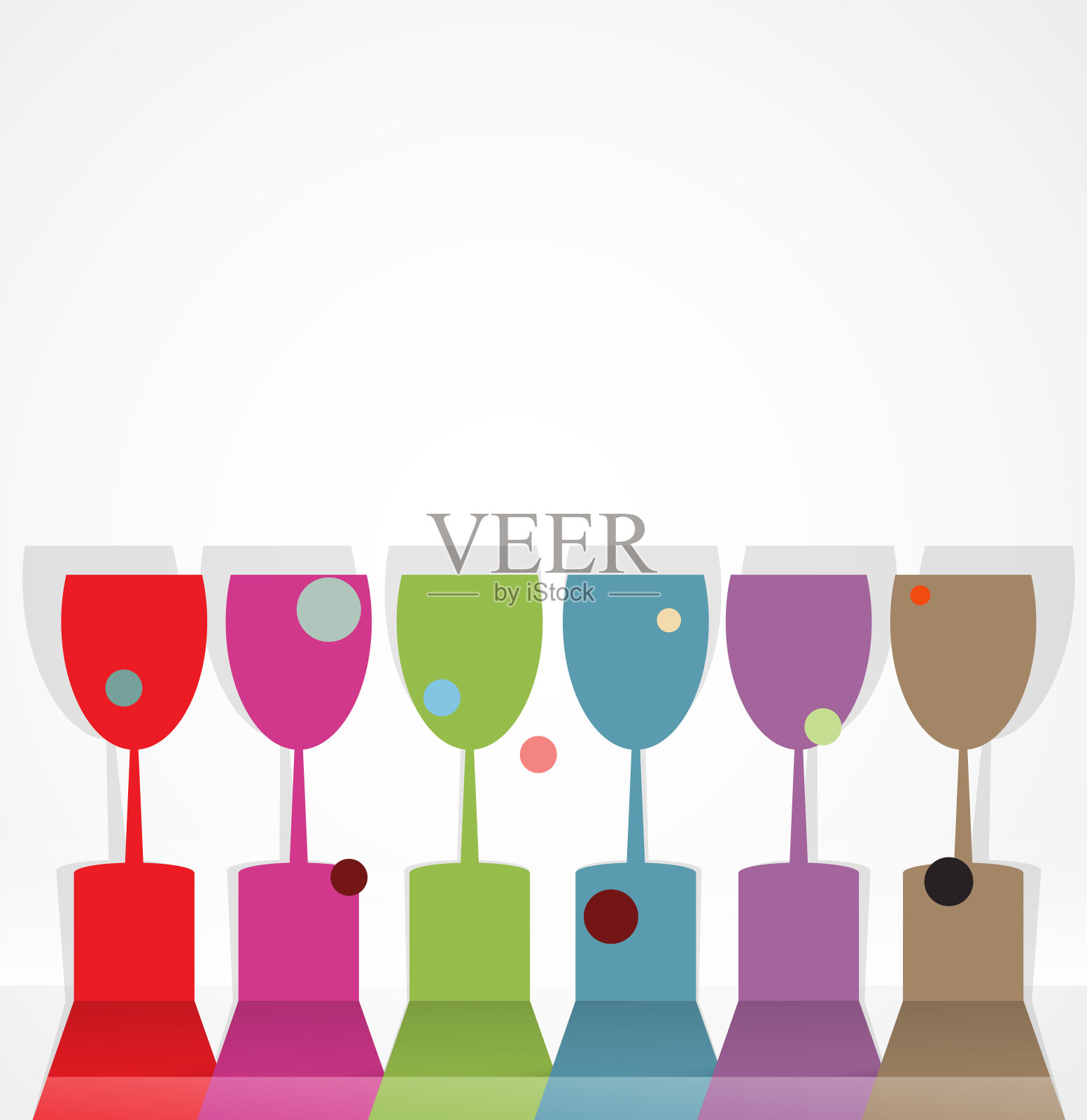 酒卡概念背景酒饮杯插画图片素材