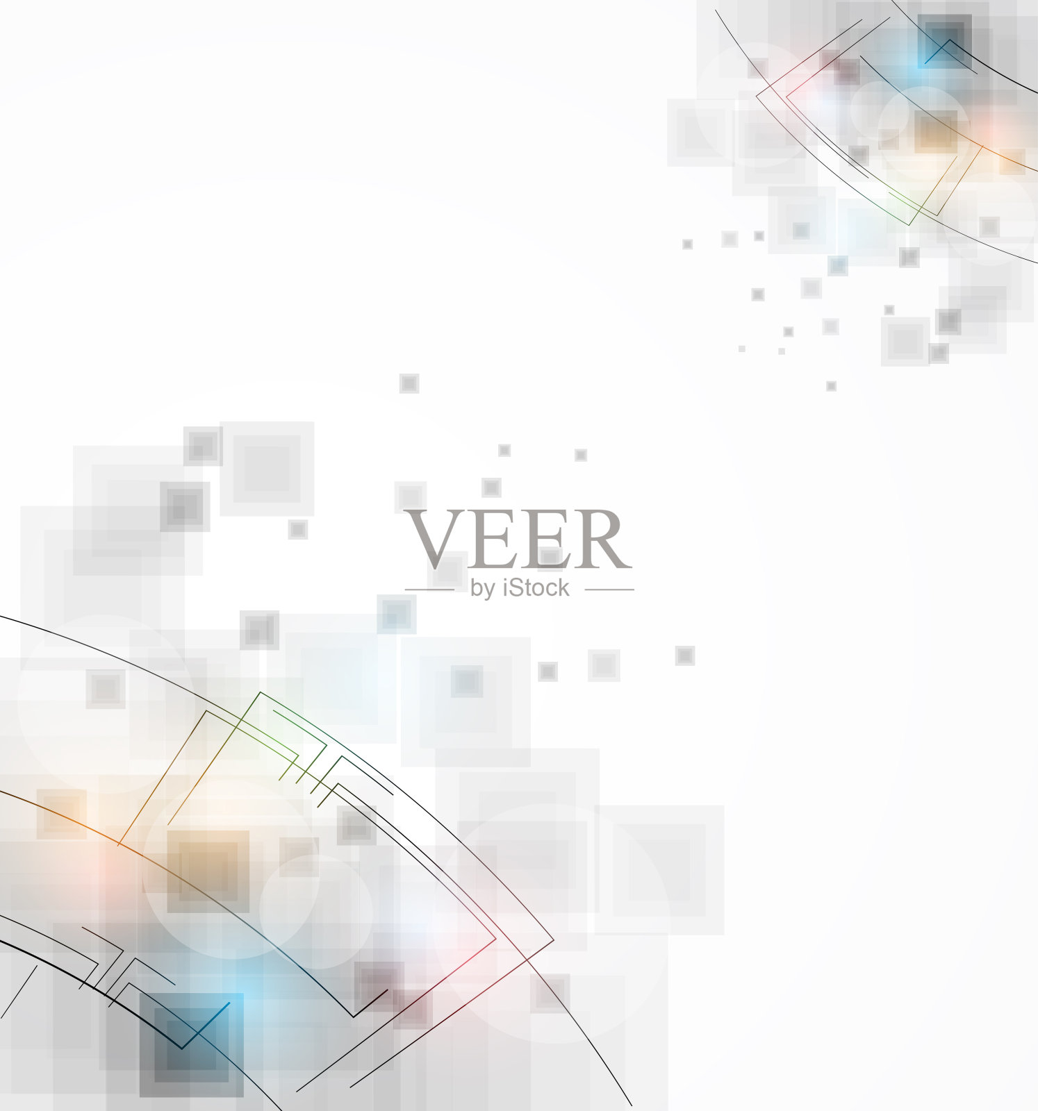 摘要立方体电路计算机线路技术业务背景插画图片素材