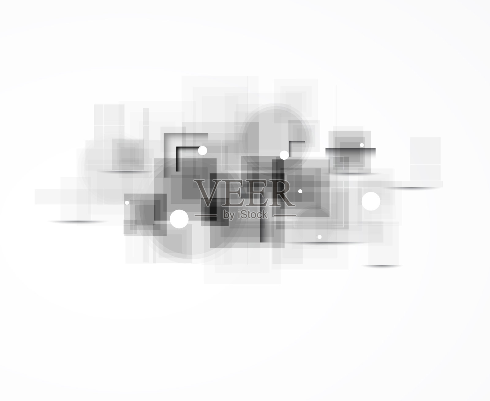 摘要立方体电路计算机线路技术业务背景插画图片素材