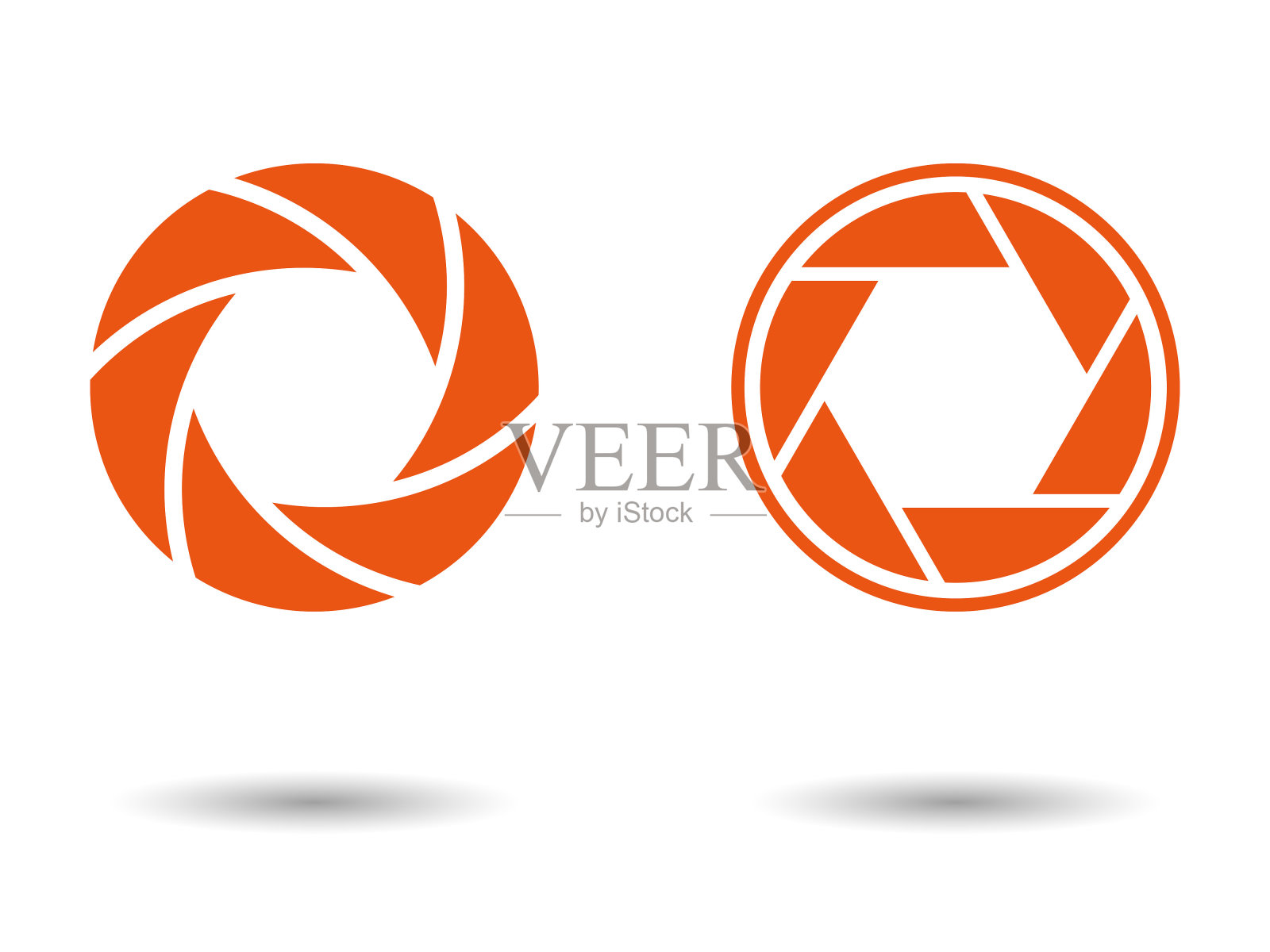 矢量相机镜头隔膜图标插画图片素材