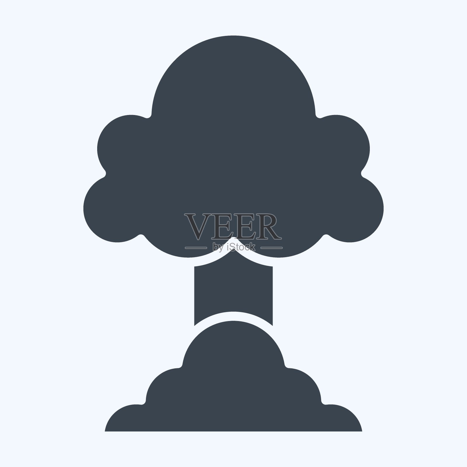 图标爆炸。与军事和军队有关的符号。字形风格。简单的设计说明插画图片素材