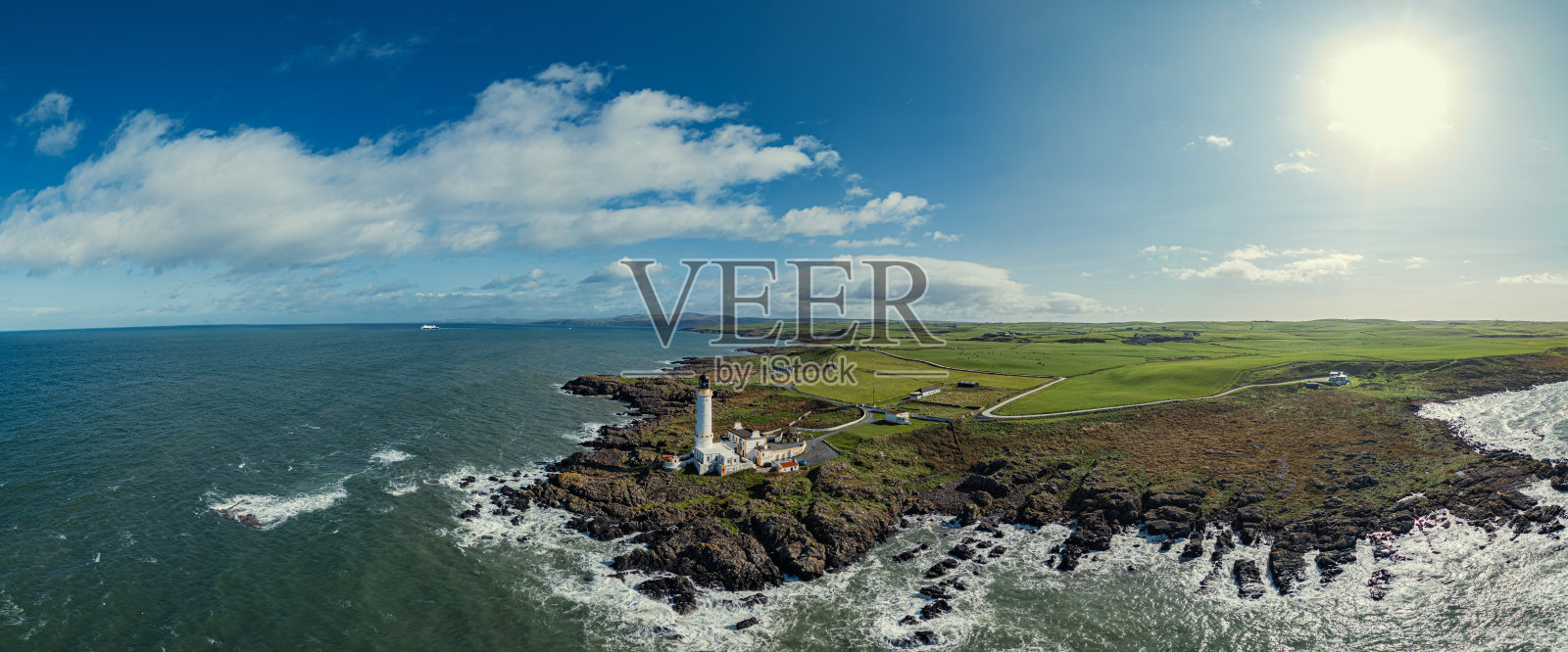 苏格兰考斯沃尔灯塔照片摄影图片