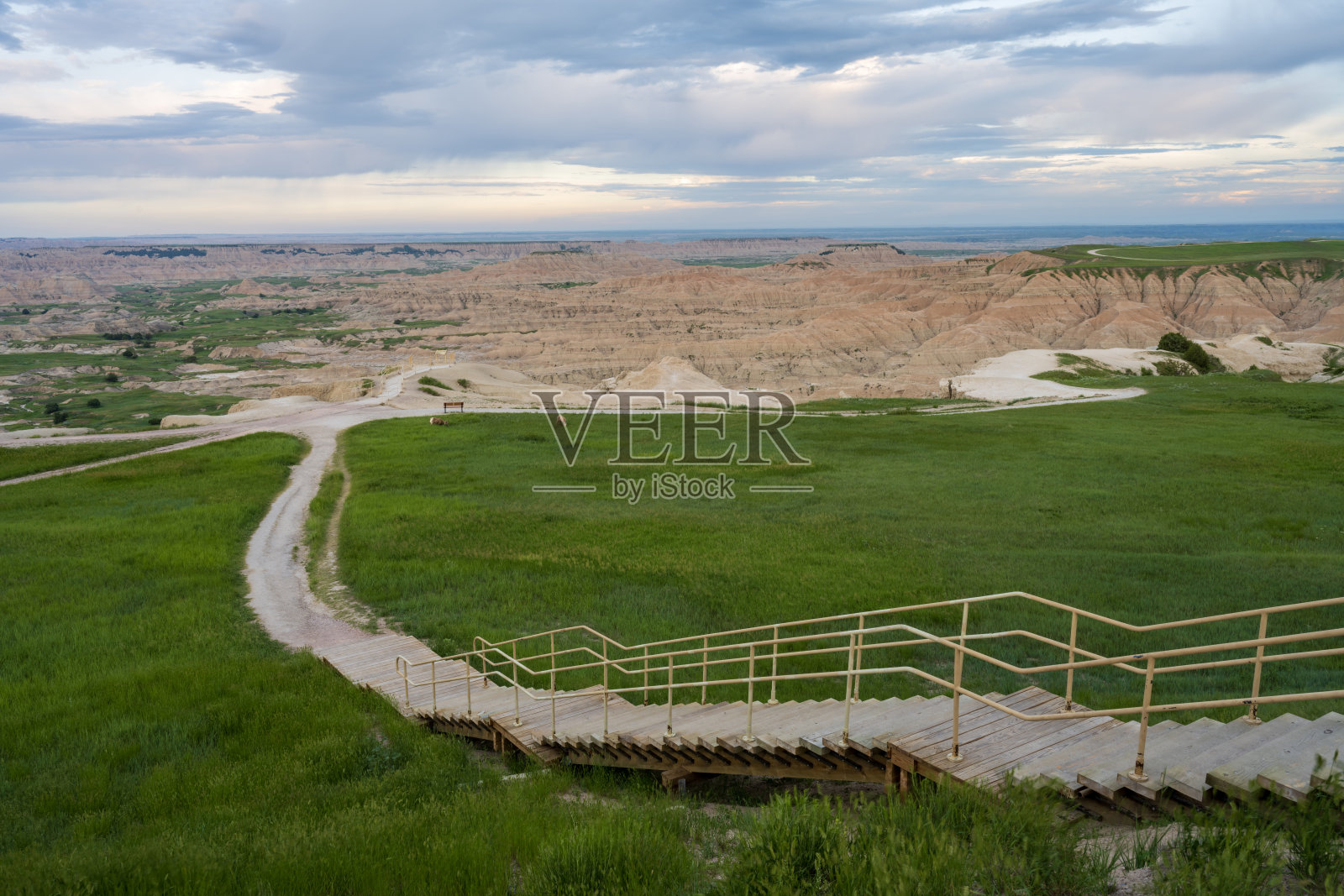 在荒地国家公园俯瞰照片摄影图片