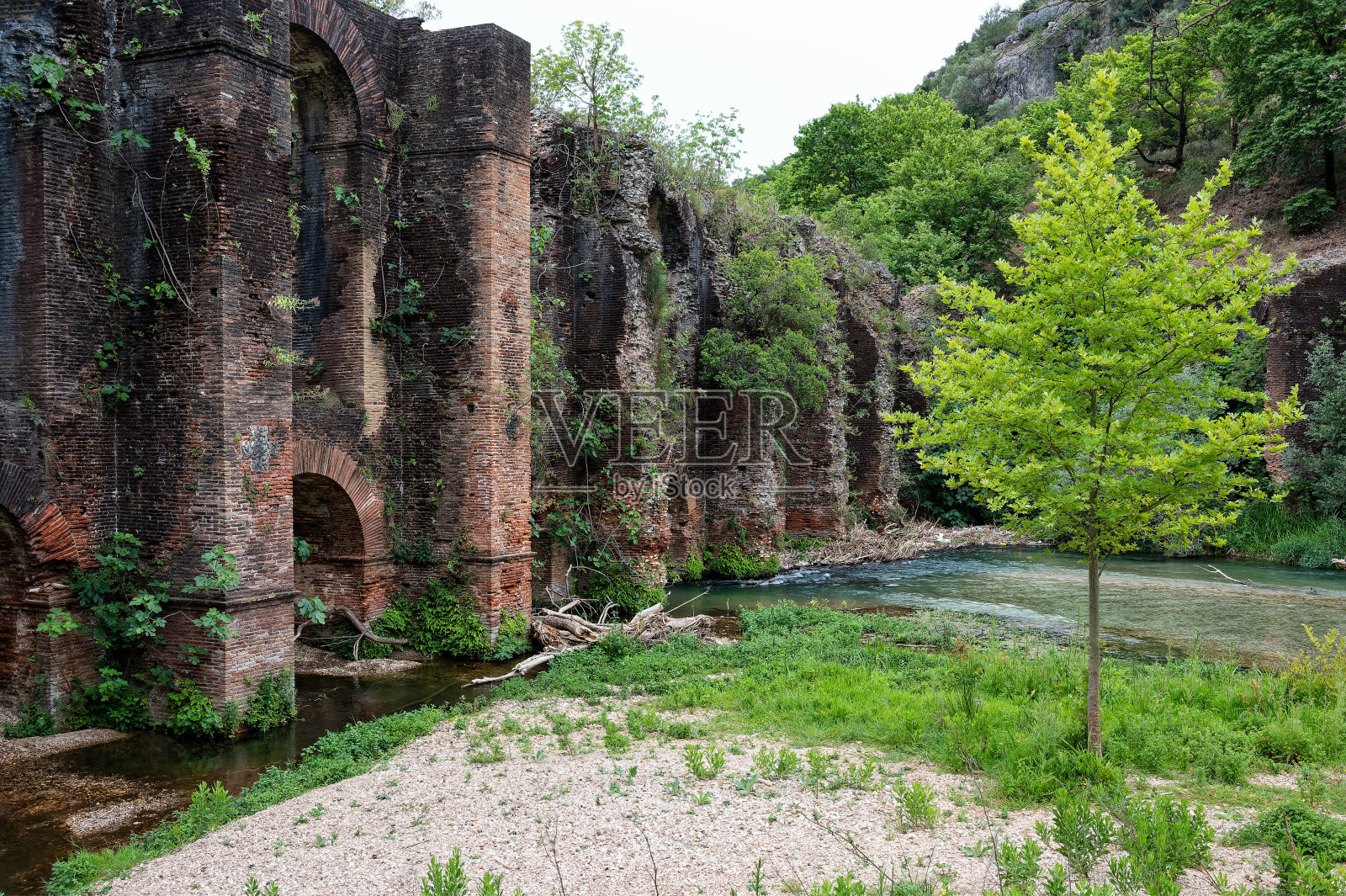 希腊考古遗址照片摄影图片