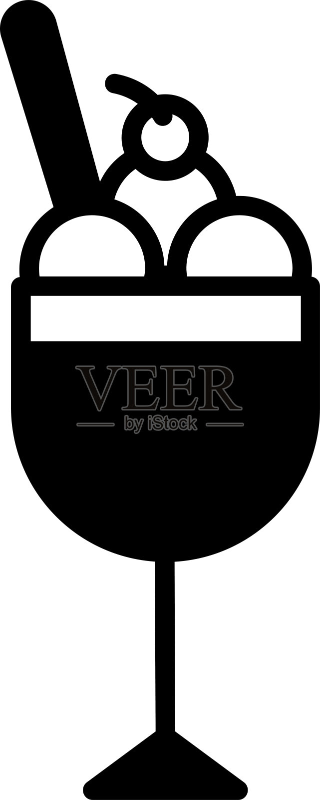 远足必需品字形和直线矢量插图插画图片素材