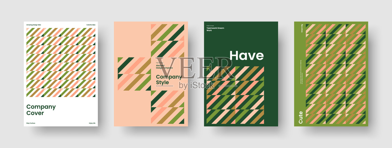 孤立的书封面布局。几何海报设计。现代背景模板。报告。业务演示。传单。手册。横幅。品牌的身份。投资组合。传单。笔记本。目录插画图片素材