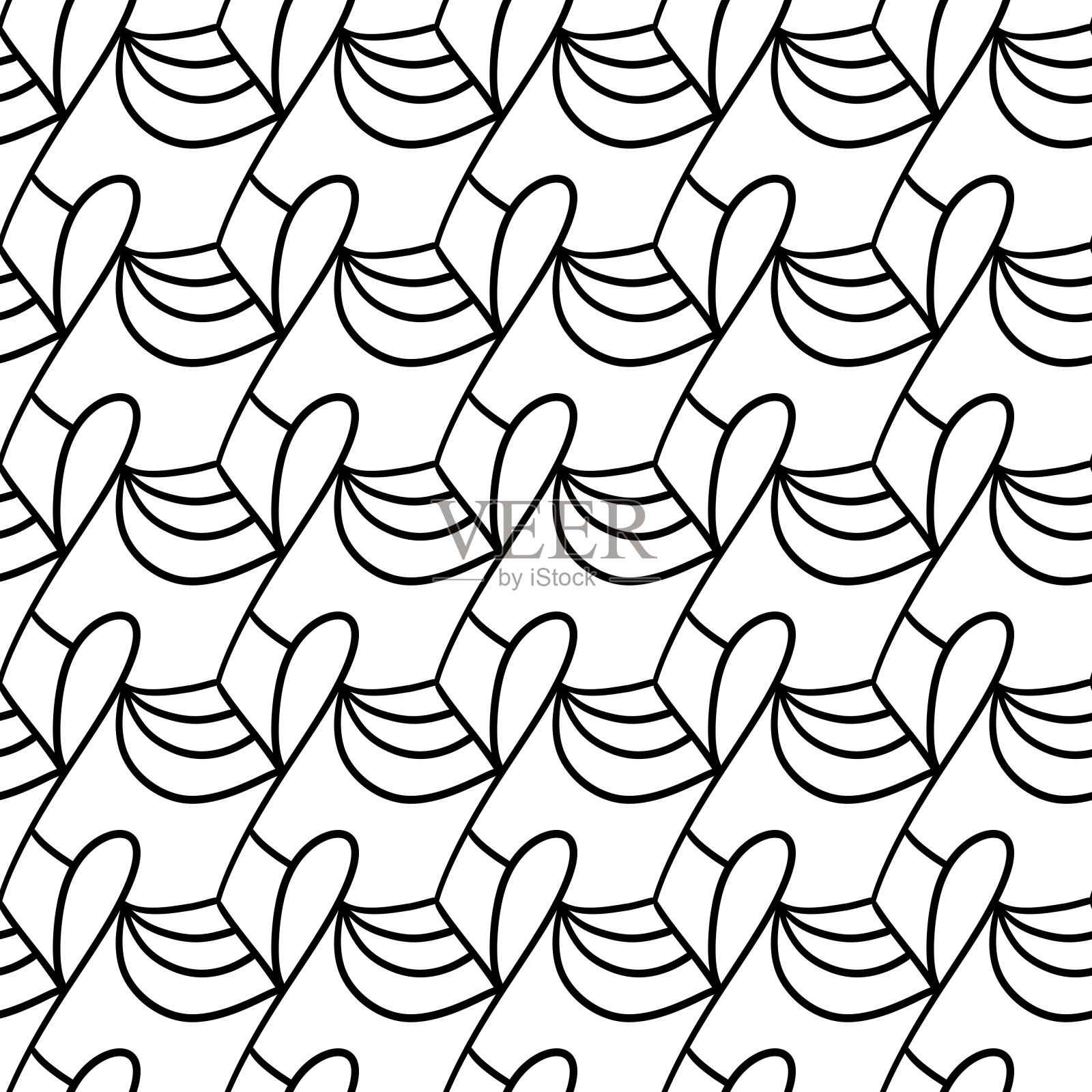 抽象背景的无缝图案插画图片素材