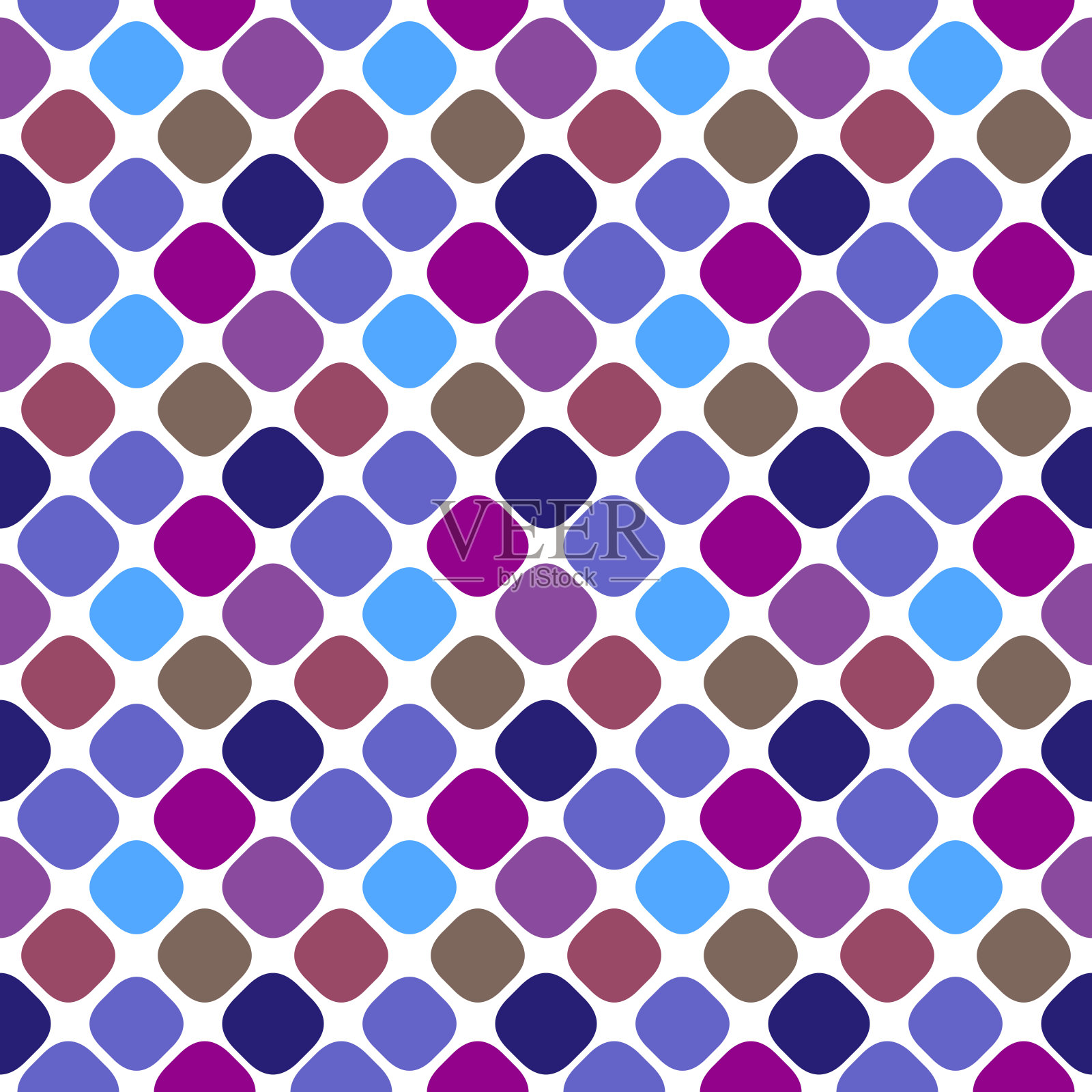 无缝多色对角方形图案背景设计插画图片素材