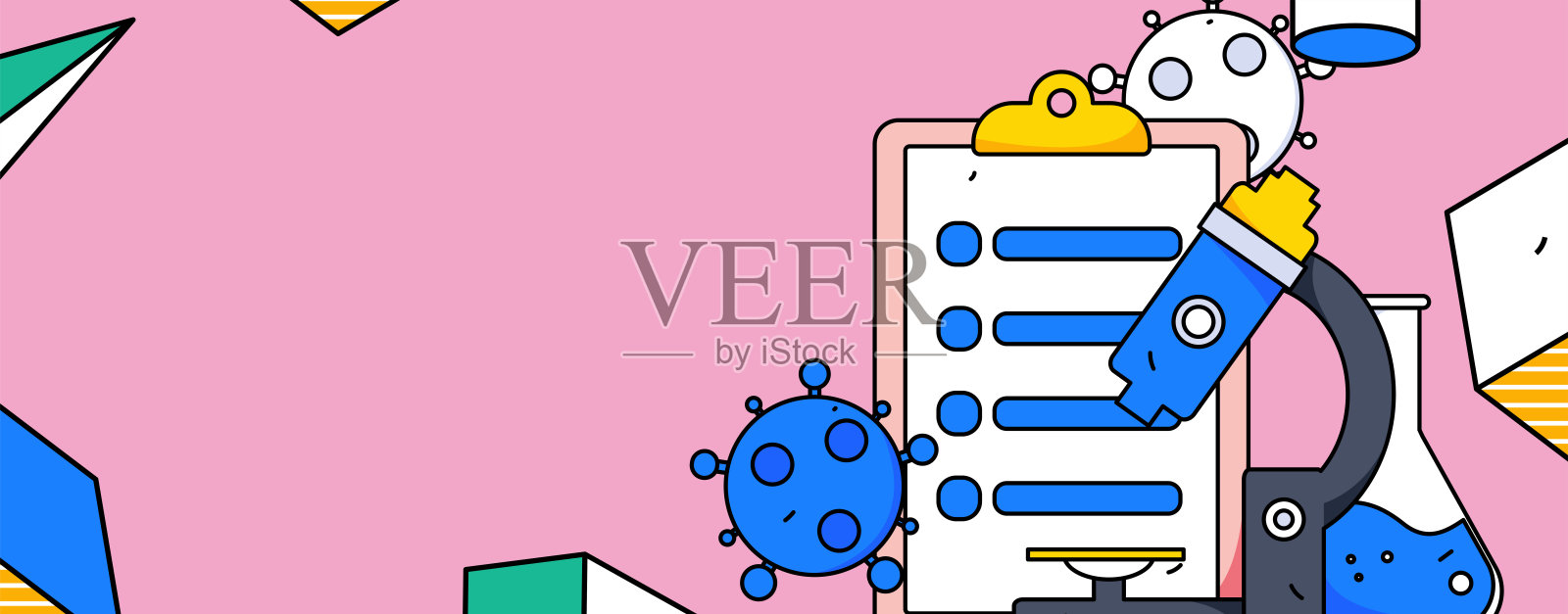 医生检查病人平面矢量概念操作手绘插图插画图片素材