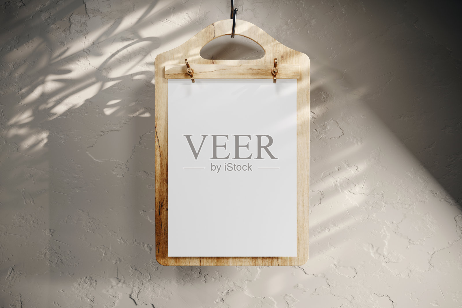 挂菜板菜单模型。三维渲染照片摄影图片